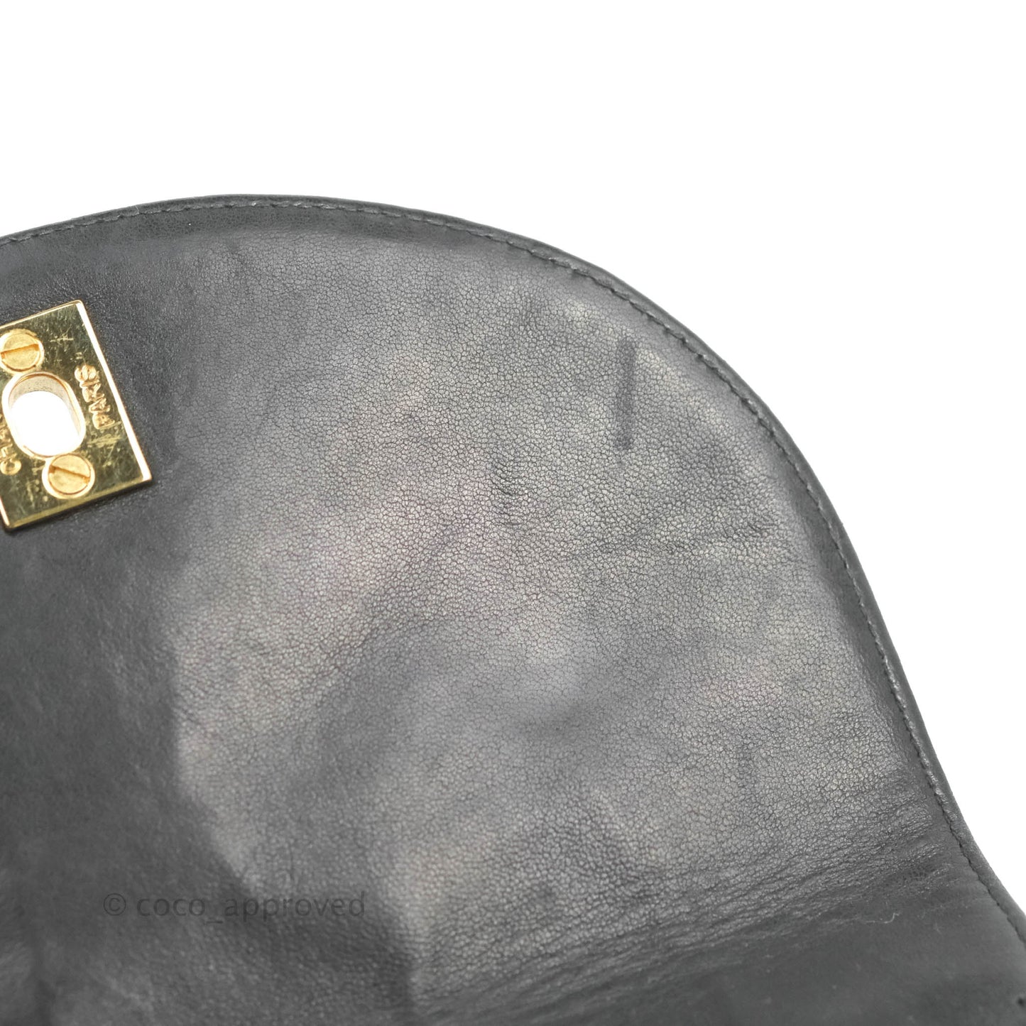 Chanel Vintage CC Duma Backpack Black Lambskin 24K Gold Hardware