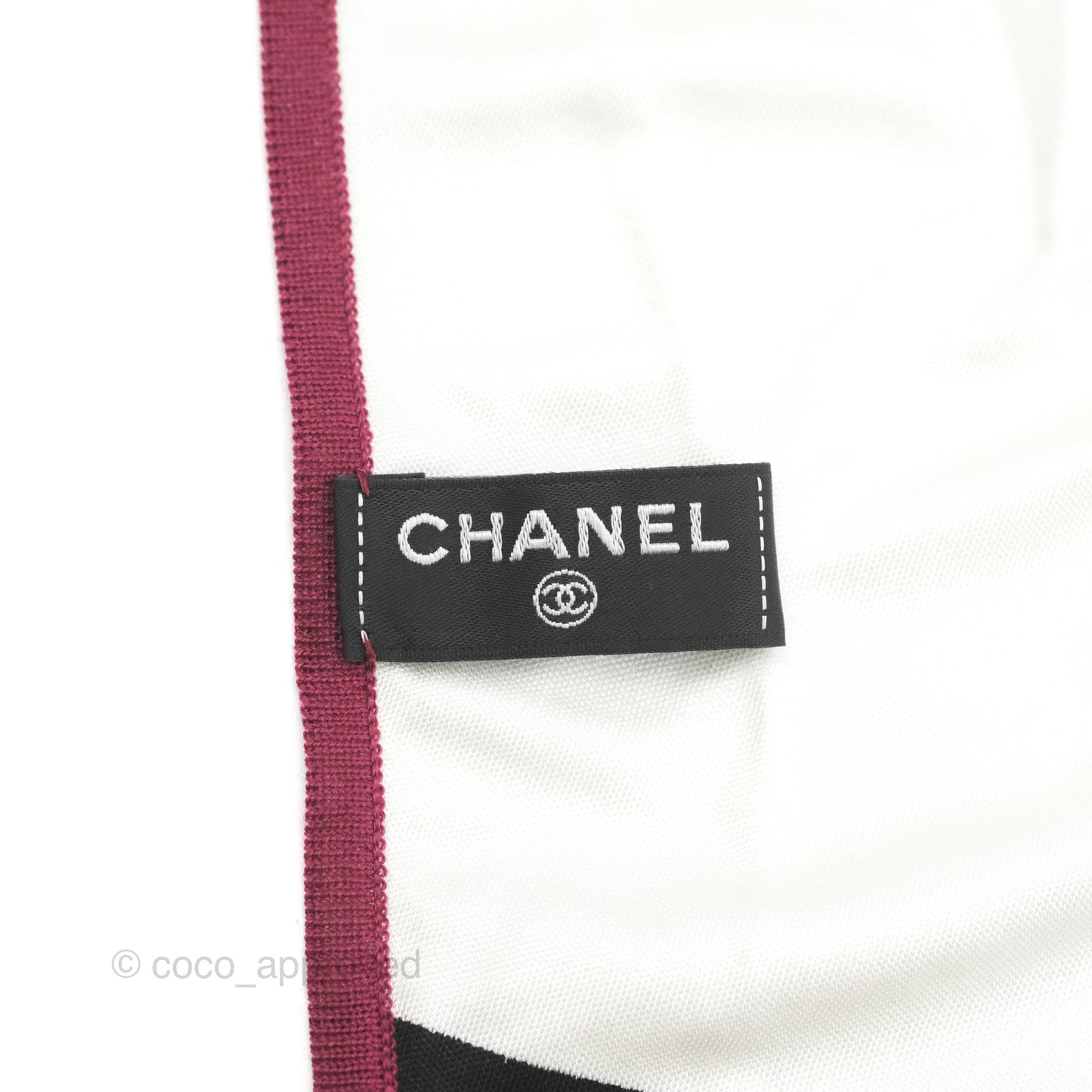 Chanel CC Logo Silk Scarf Multi-colour