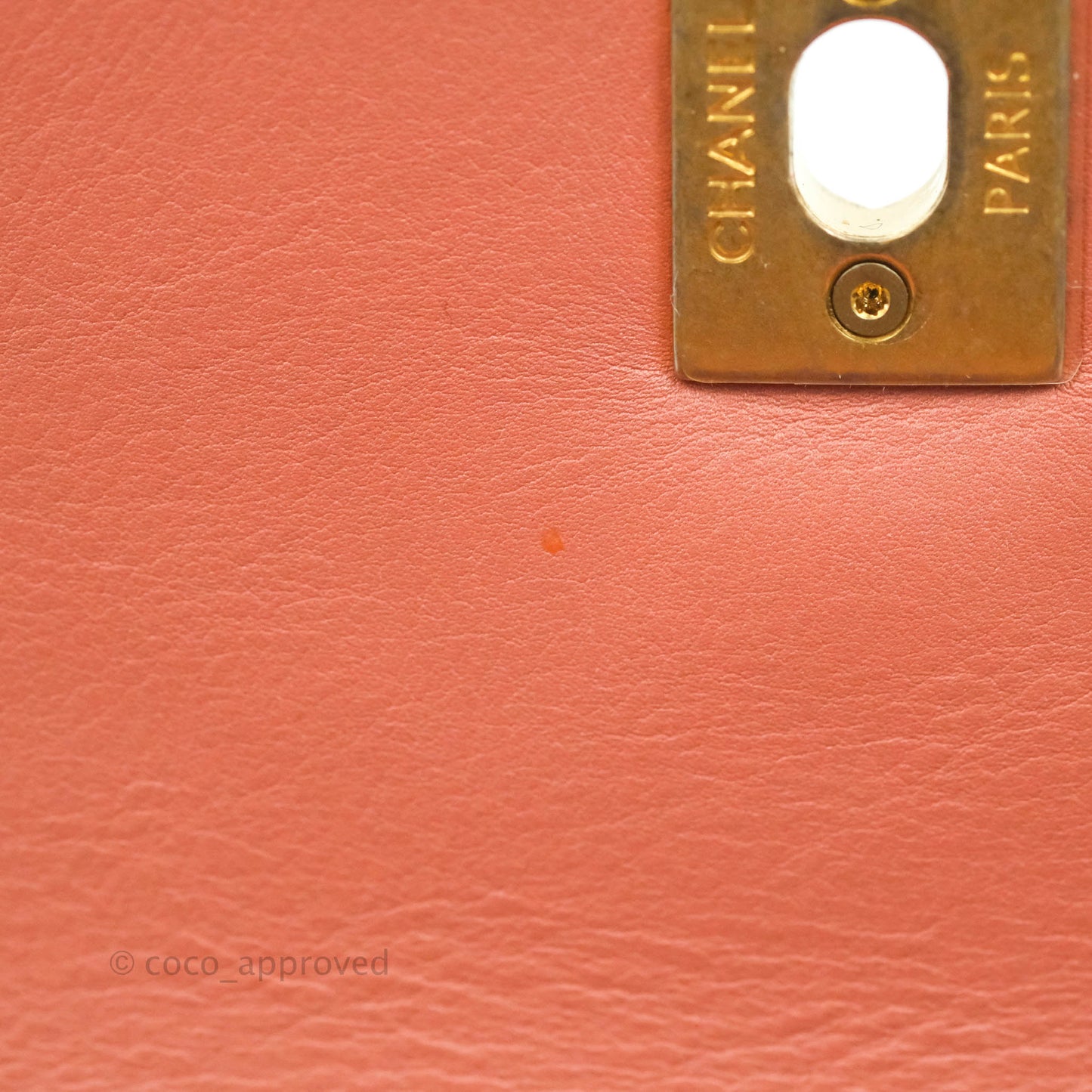 Chanel Mini Flap Bag With Top Handle Pink Lambskin Gold Hardware 20C
