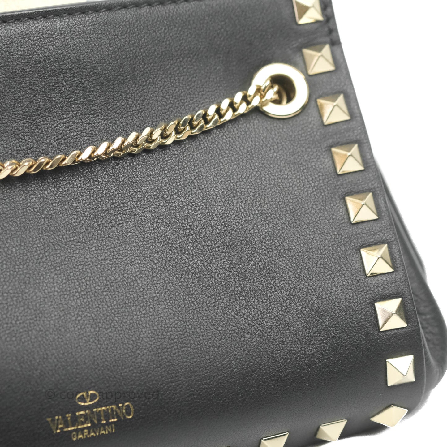 Valentino Garavani Mini Rockstud Shoulder Bag Black