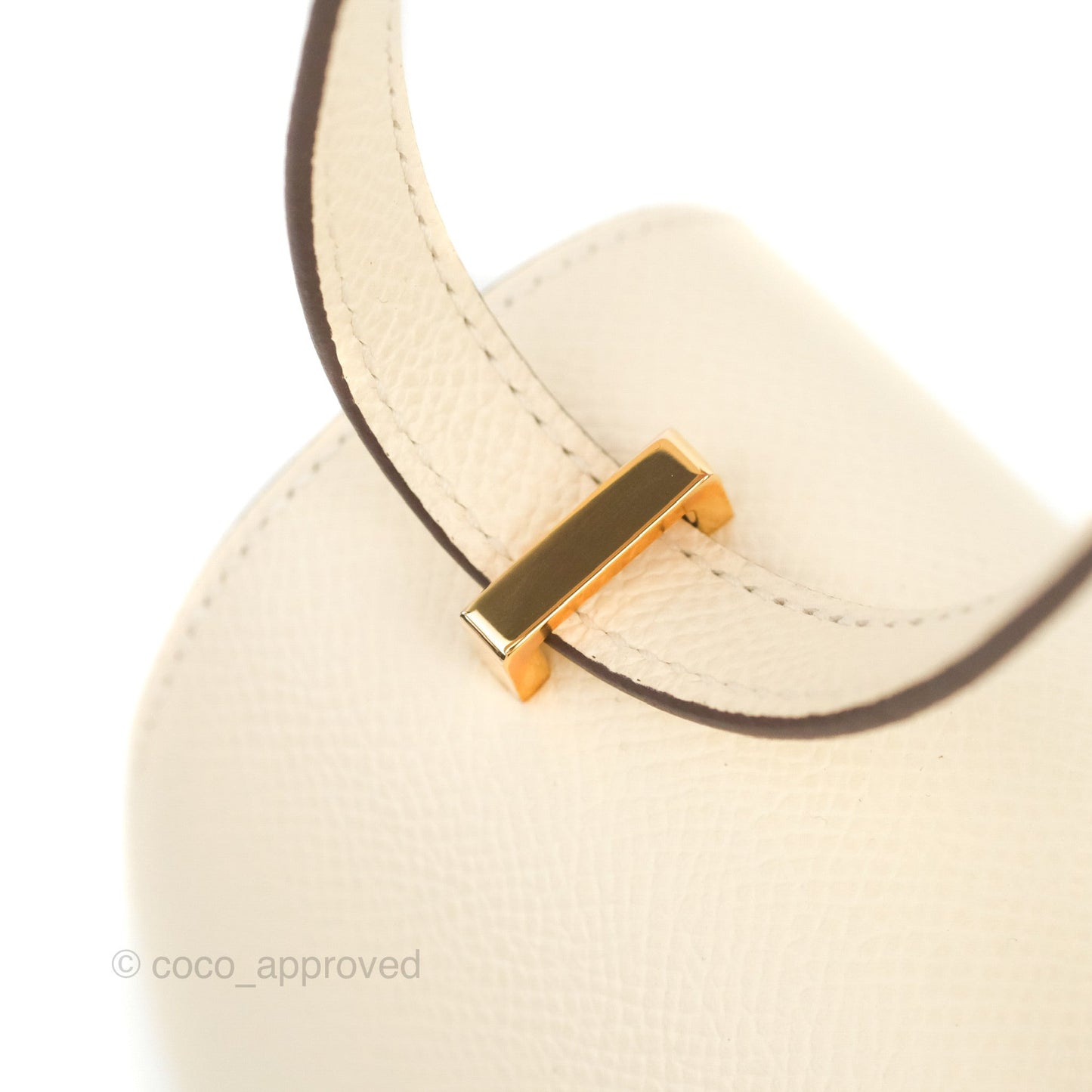 Hermès Constance Mini 18cm Nata Epsom Rose Gold Hardware