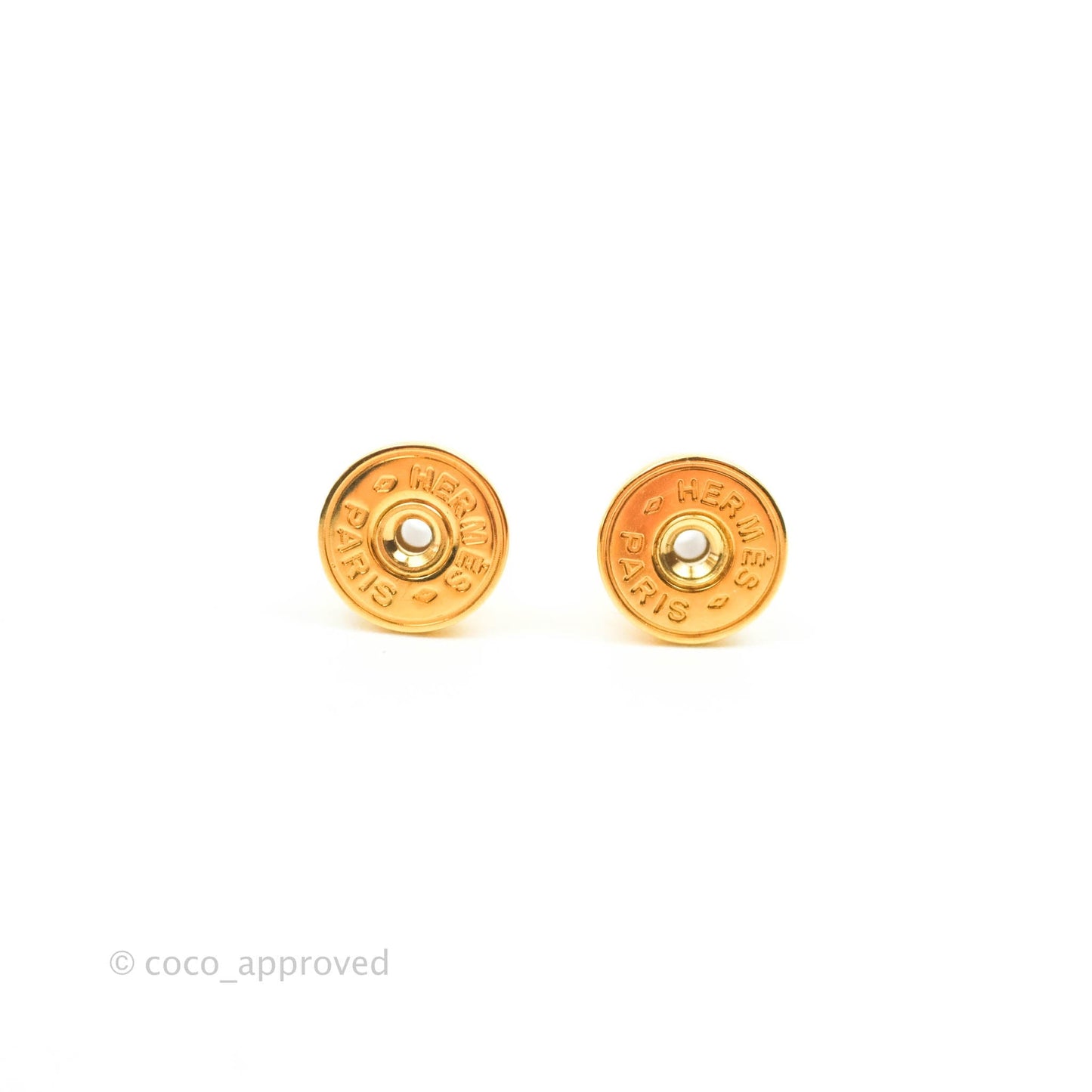 Hermès Pop H Earrings Black Gold Hardware
