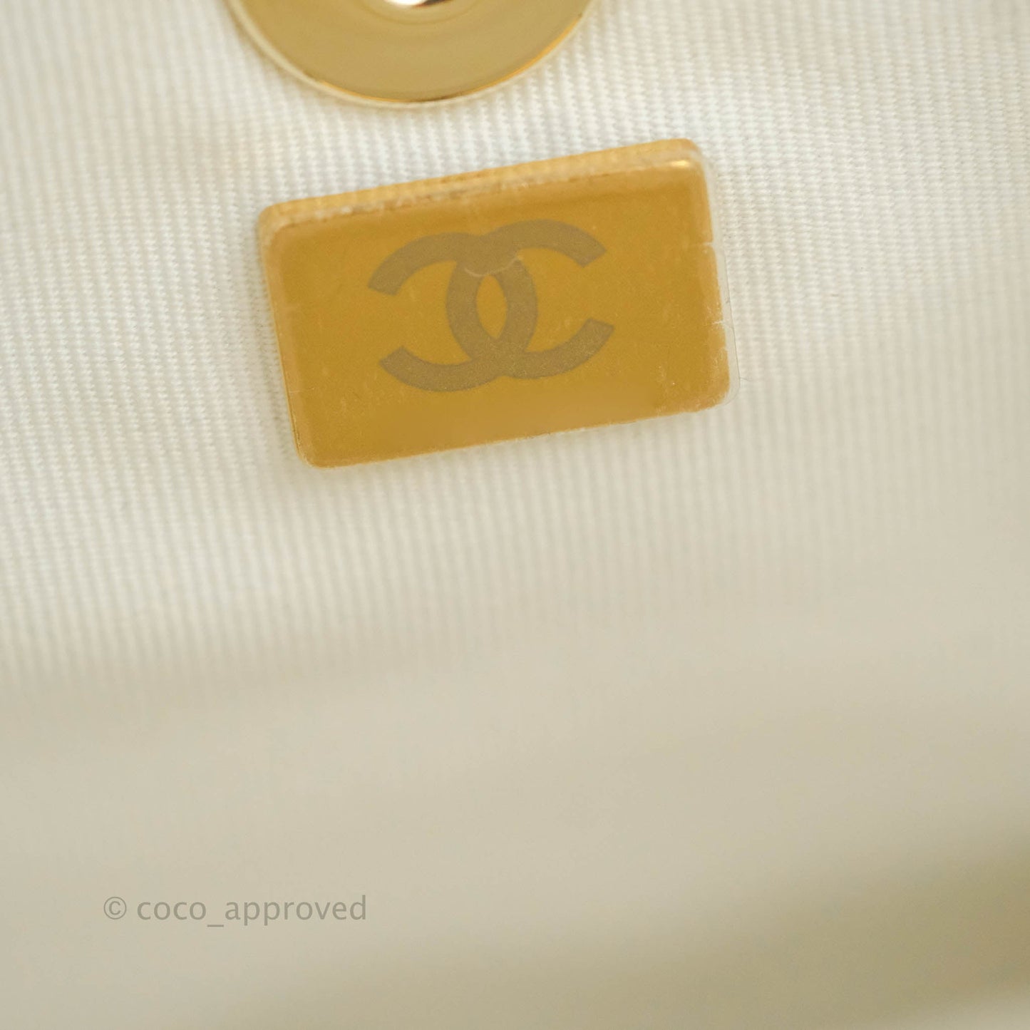 Chanel Quilted Small Duma Drawstring Backpack White Lambskin
