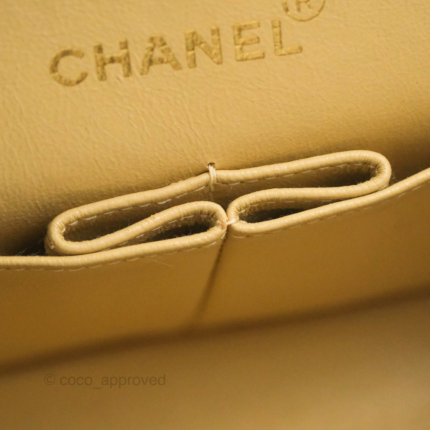 Chanel Classic Vintage Small Flap Beige Lambskin 24K Gold Hardware