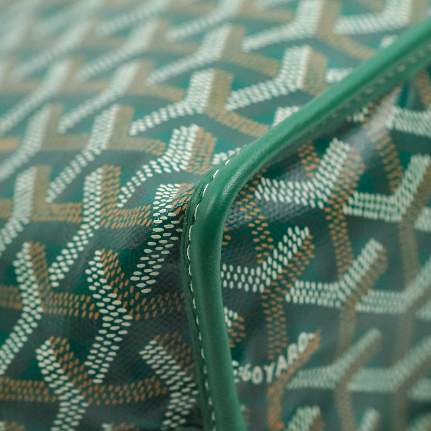 Goyard Anjou Mini Bag Goyardine Canvas Green
