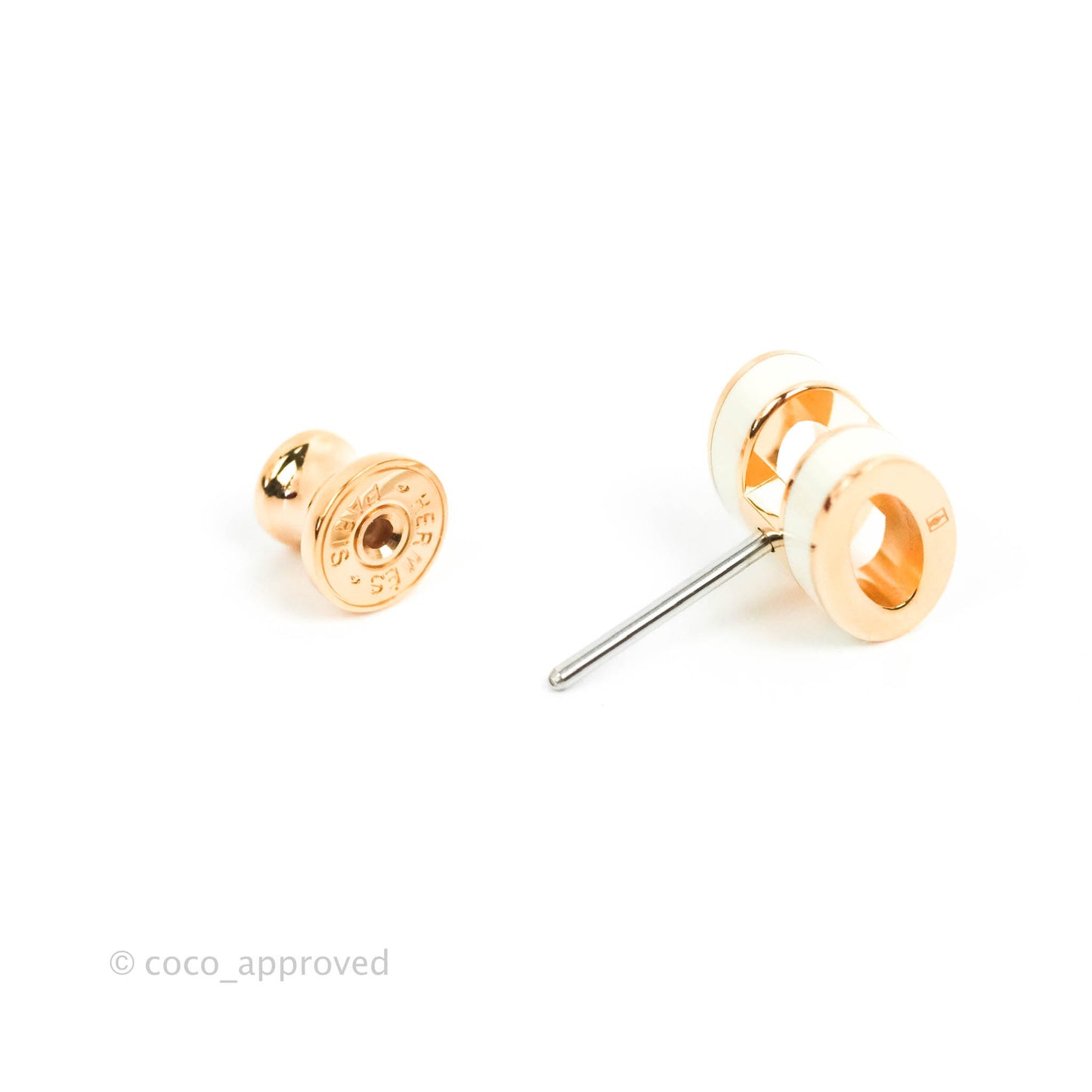 Hermès Mini Pop H Blanc Rose Gold