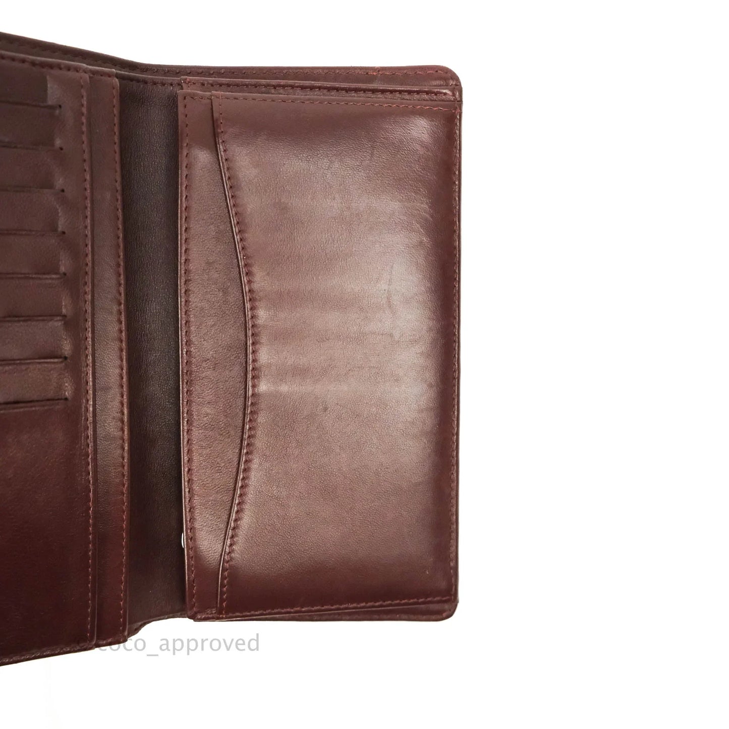 Chanel Quilted Long Wallet Black Lambskin Silver Hardware