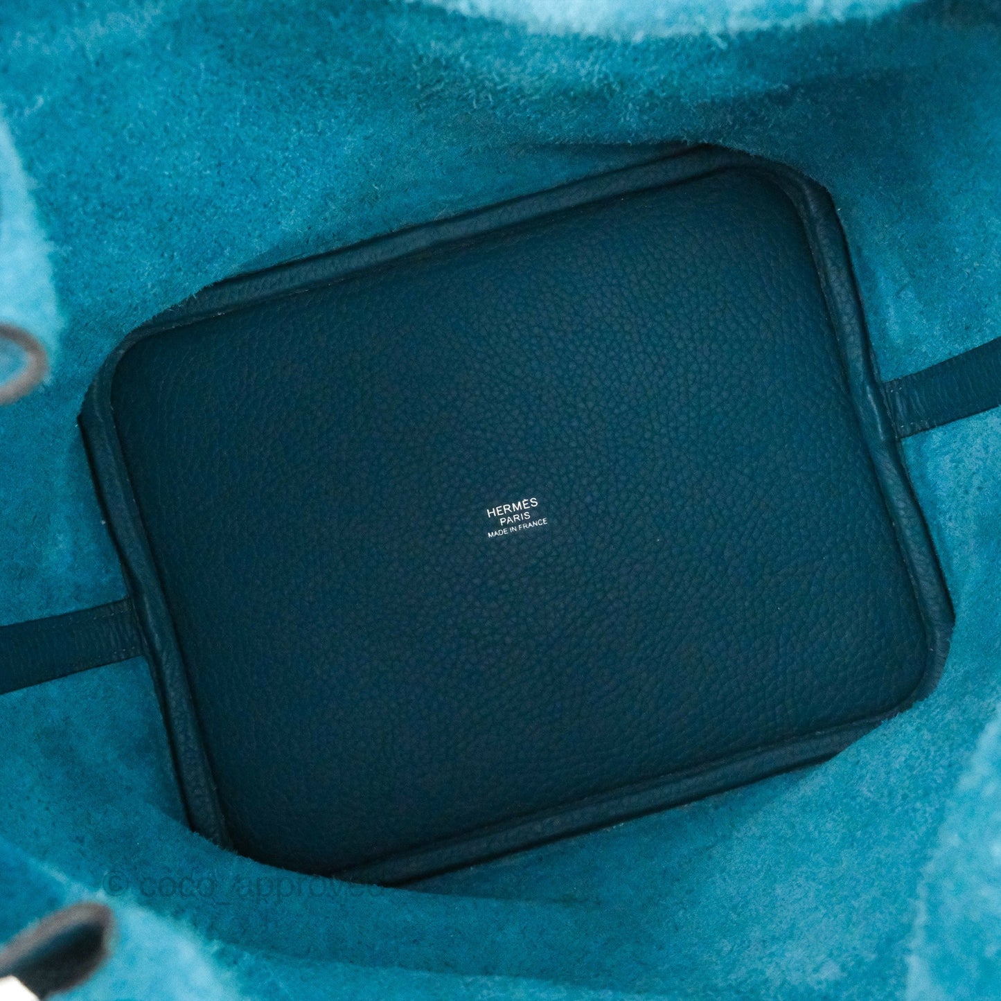 Hermès Picotin 22 Teal TM Palladium Hardware
