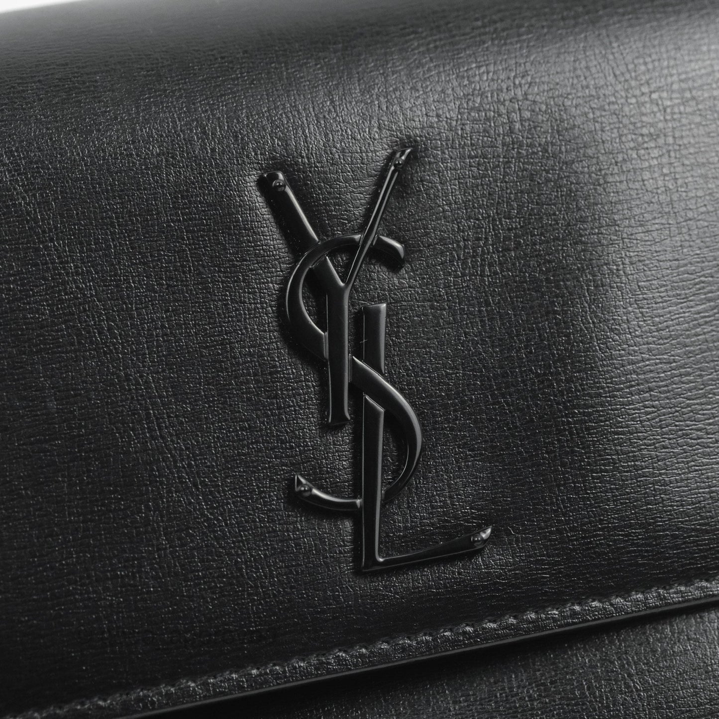 Saint Laurent Sunset Medium So Black Calfskin