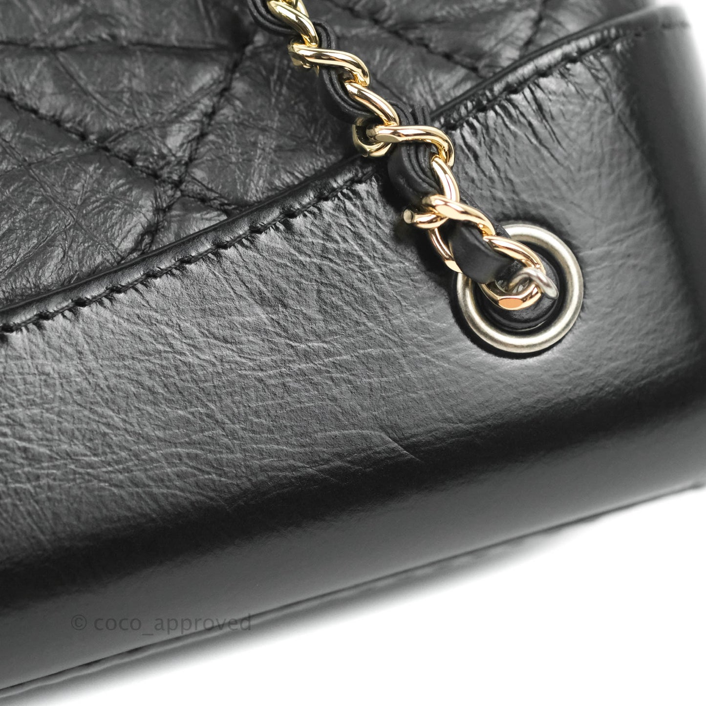 Chanel Small Gabrielle Backpack Black Aged Calfskin