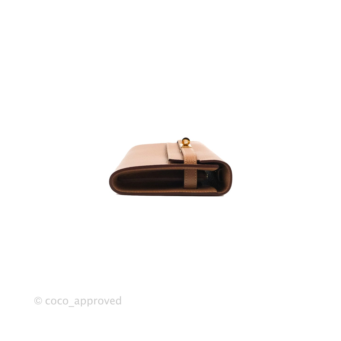 Hermès Kelly To Go Wallet Quebracho Chevre Mysore Gold Hardware