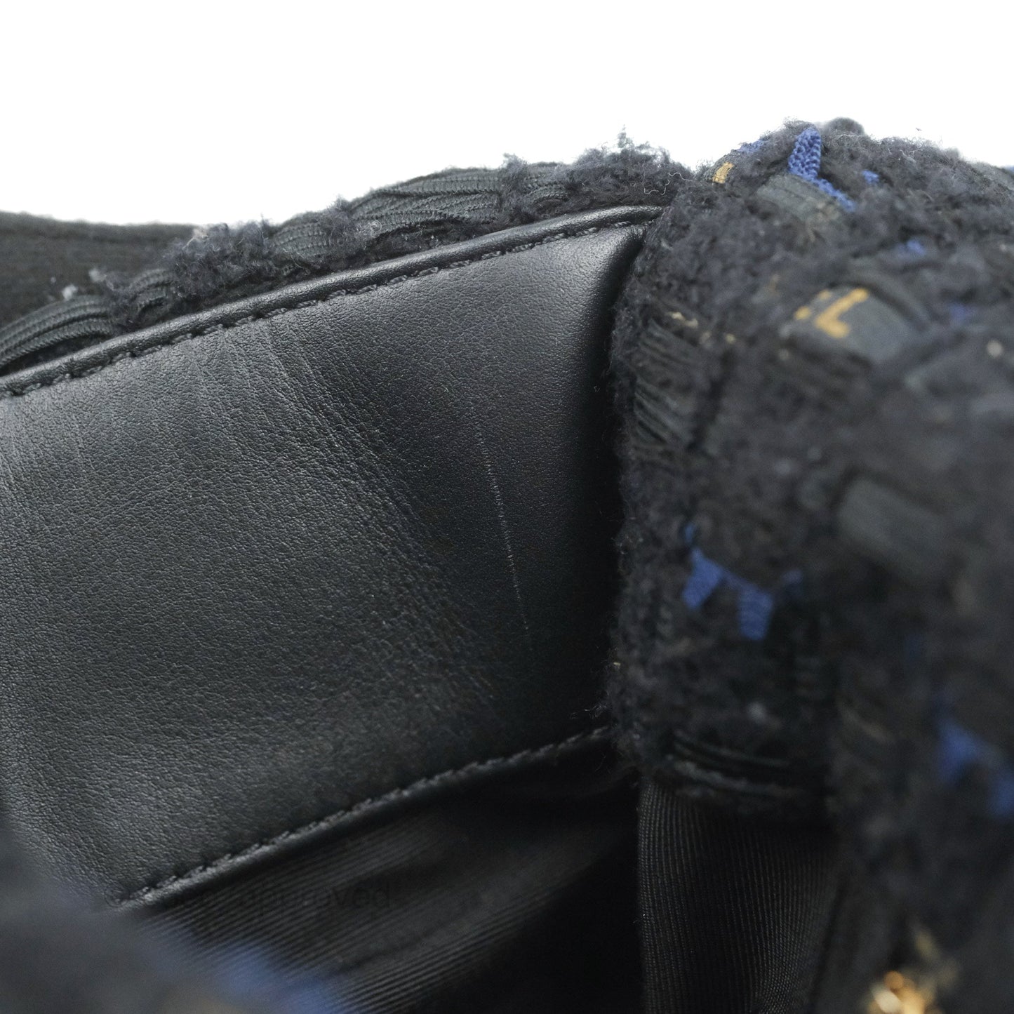 Chanel 19 Maxi Flap Bag Black Tweed Mixed Hardware