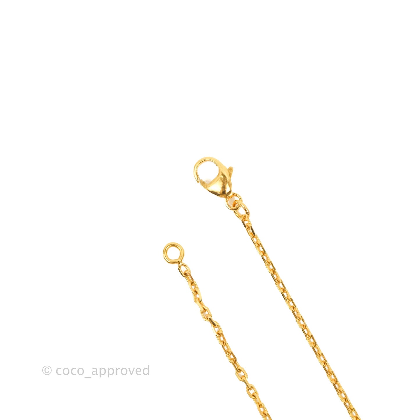 Hermès Mini Pop H Marron Glace Pendant Necklace Yellow Gold Hardware