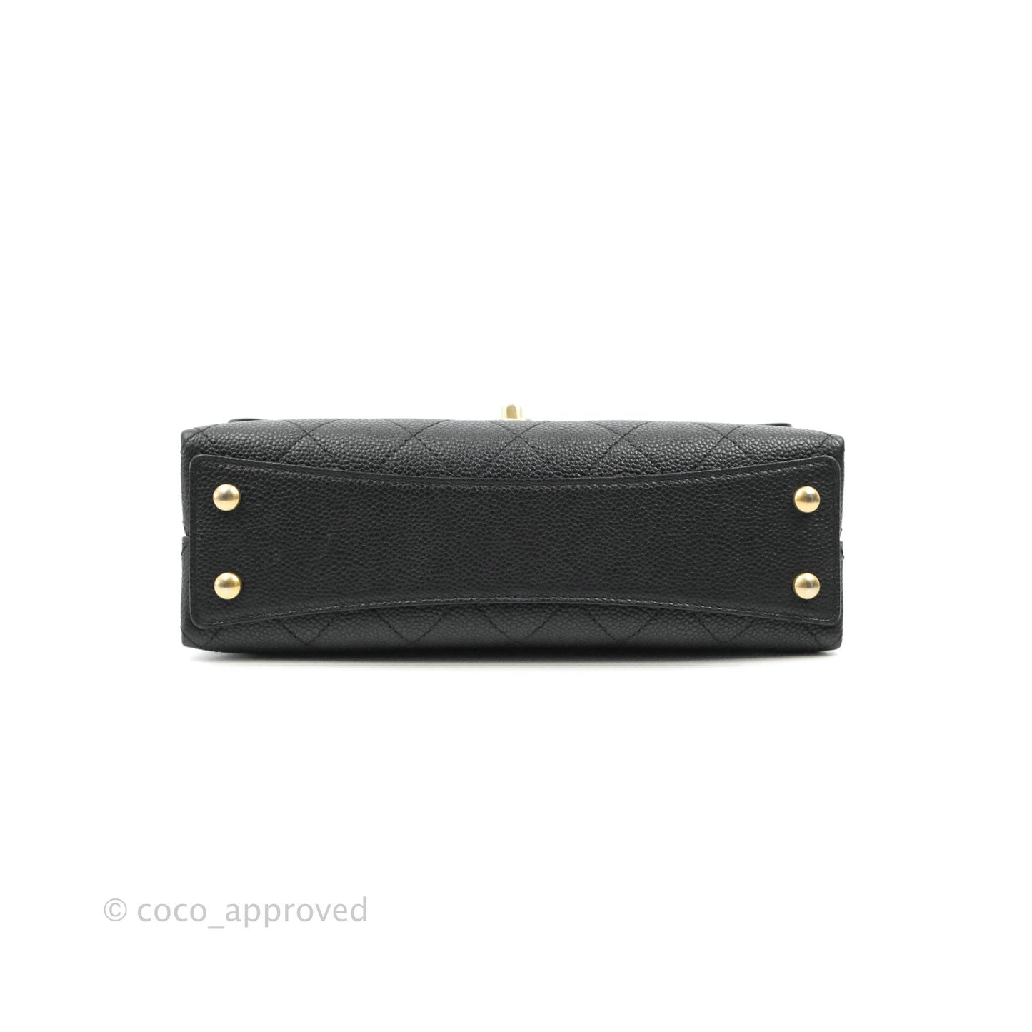 Chanel Chic Affinity Small Grained Calfskin Black Aged Gold Hardware