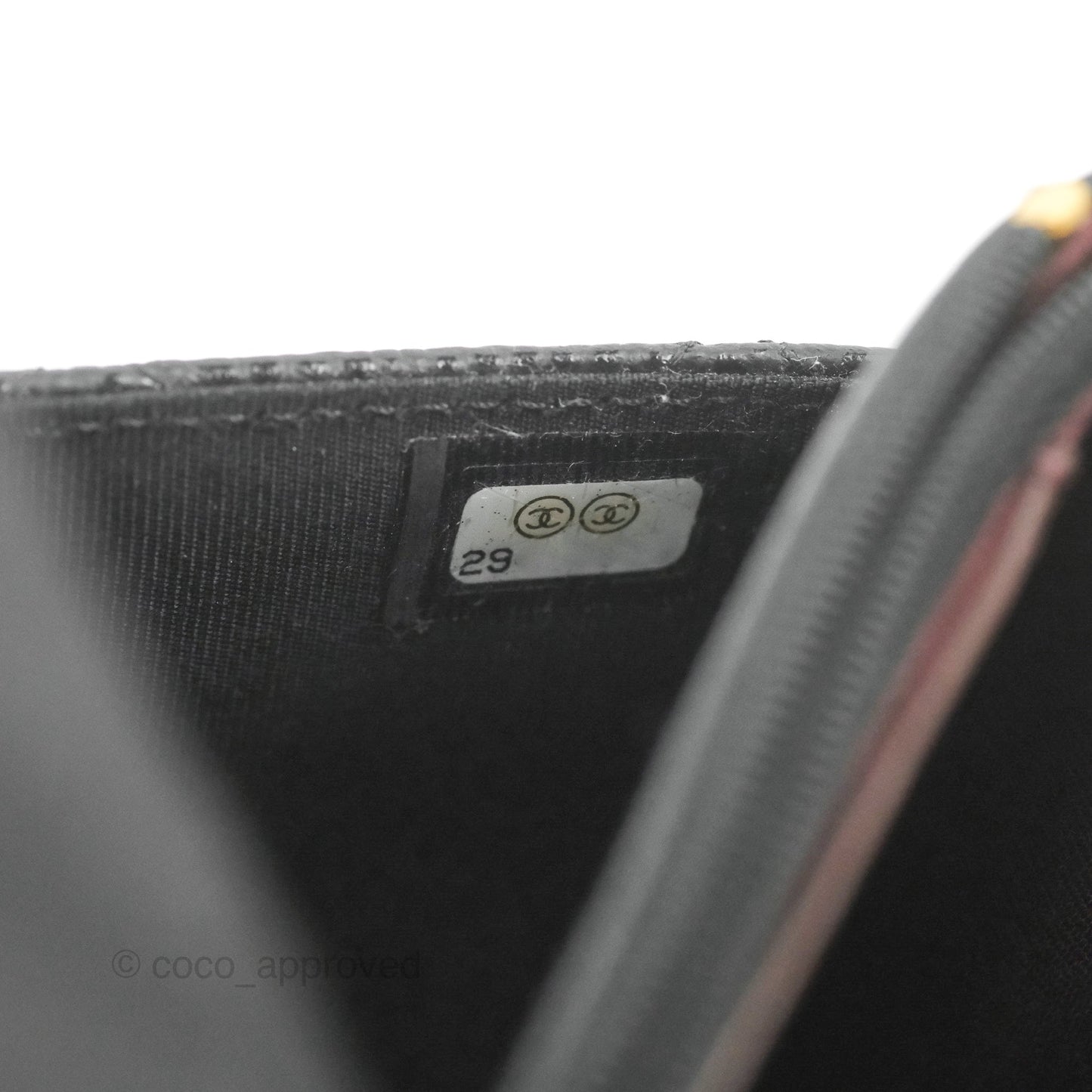 Chanel Quilted Classic WOC Black Caviar Gold Hardware