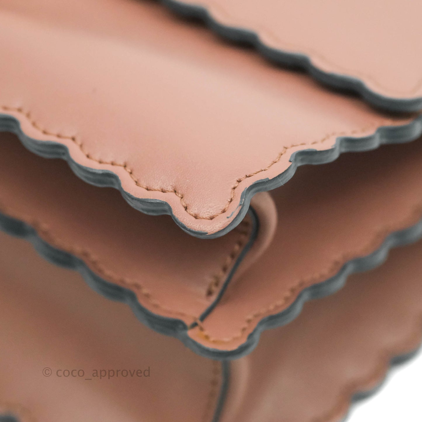 Fendi Kan I Scalloped Shoulder Bag Dark Pink Silver Hardware