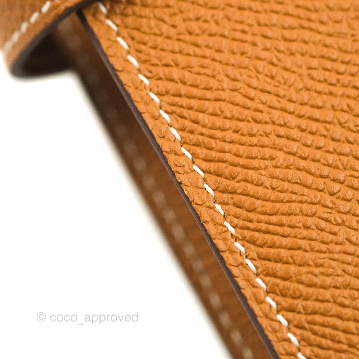 Hermès Epsom Kelly Wallet Gold Gold Hardware