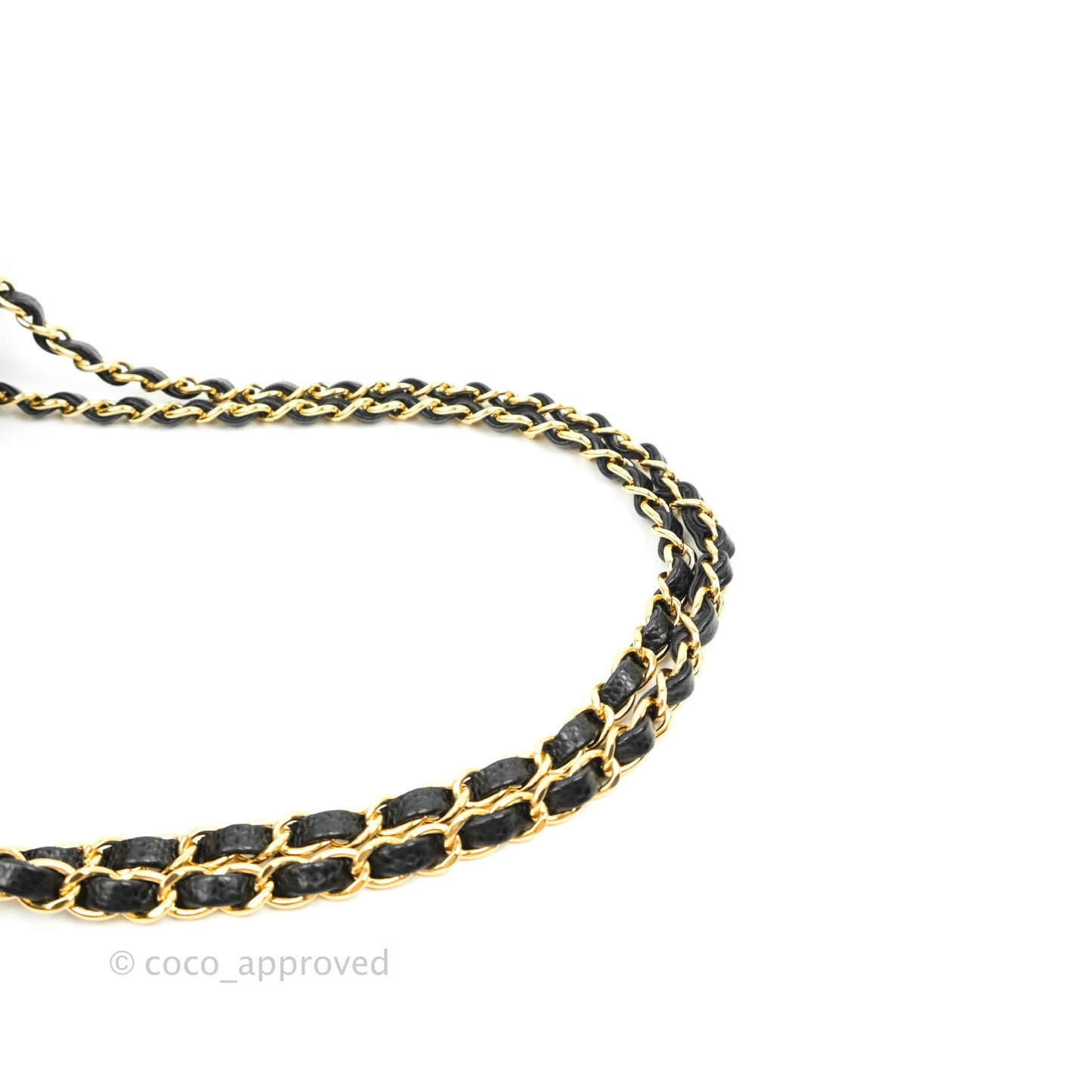 Chanel Classic M/L Medium Double Flap Black Caviar Gold Hardware