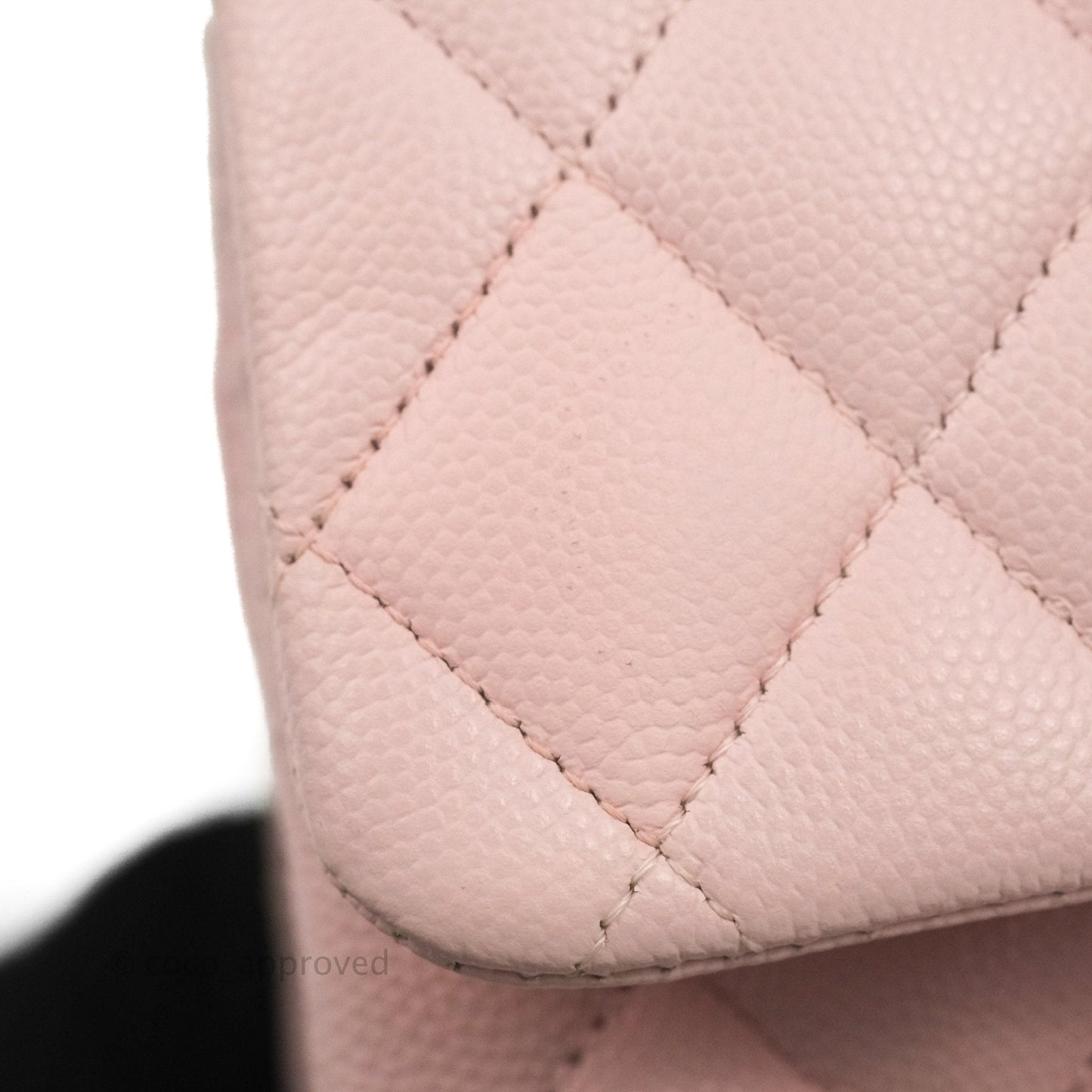 Chanel Classic Small S/M Flap Pink Caviar Gold Hardware 22S