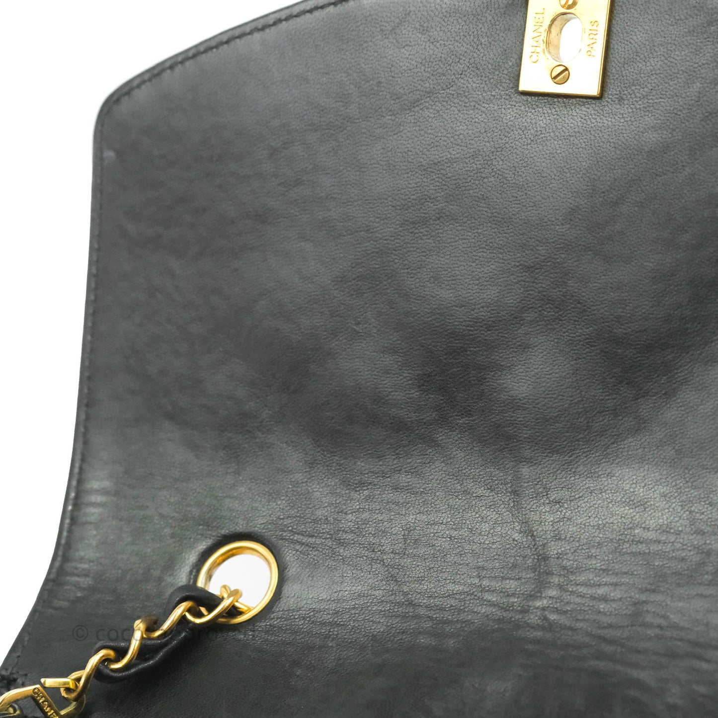Chanel Black Quilted Lambskin Small Vintage Classic Diana Flap 24K Gold Hardware