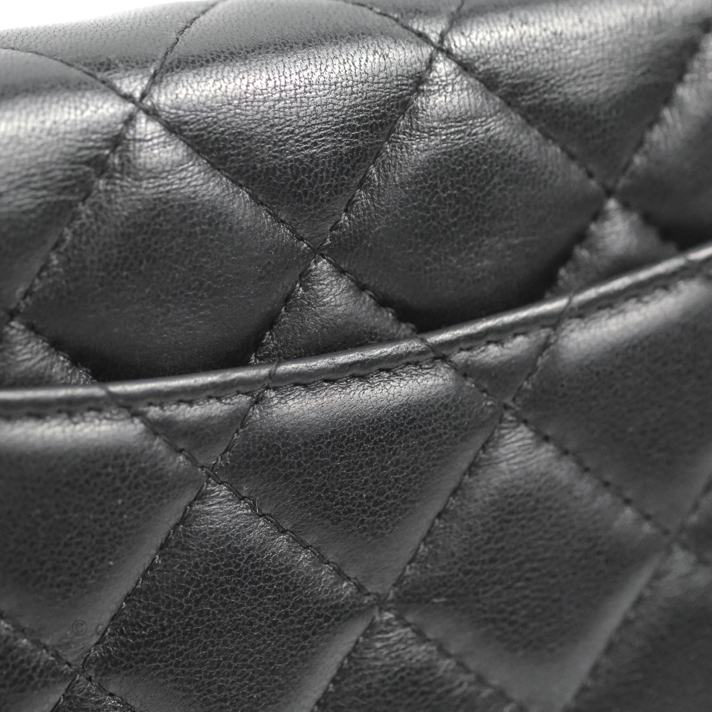 Chanel Quilted Classic WOC Black Lambskin Gold Hardware