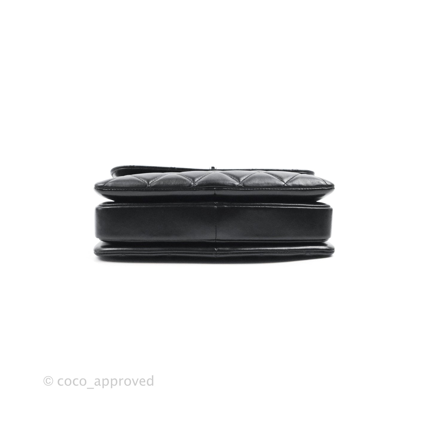 Chanel Trendy CC Small Black Lambskin Dark Silver Hardware