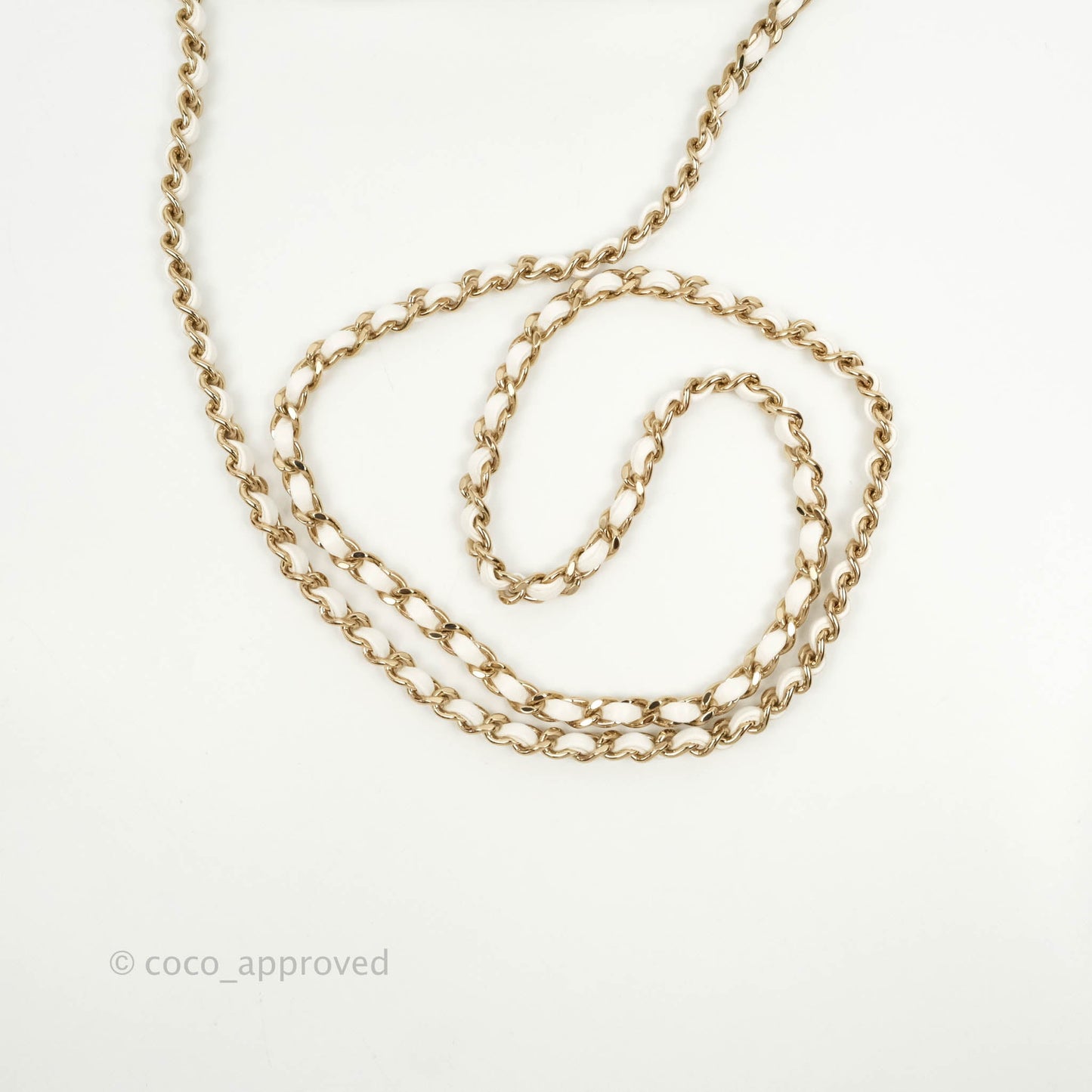 Chanel Large Heart Bag White Lambskin Gold Hardware 22S