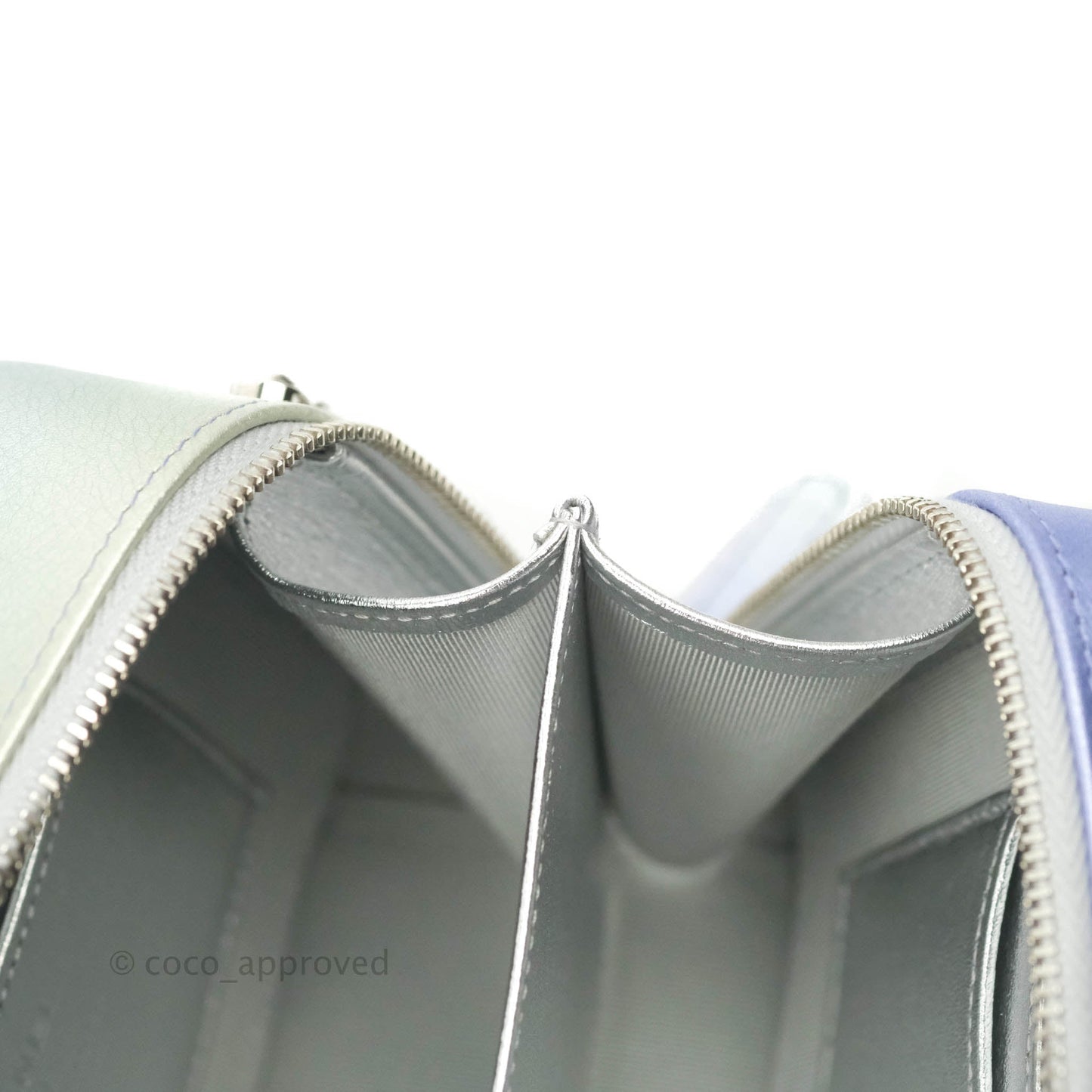 Chanel Quilted Camera Bag Metallic Rainbow Lambskin Rainbow Hardware