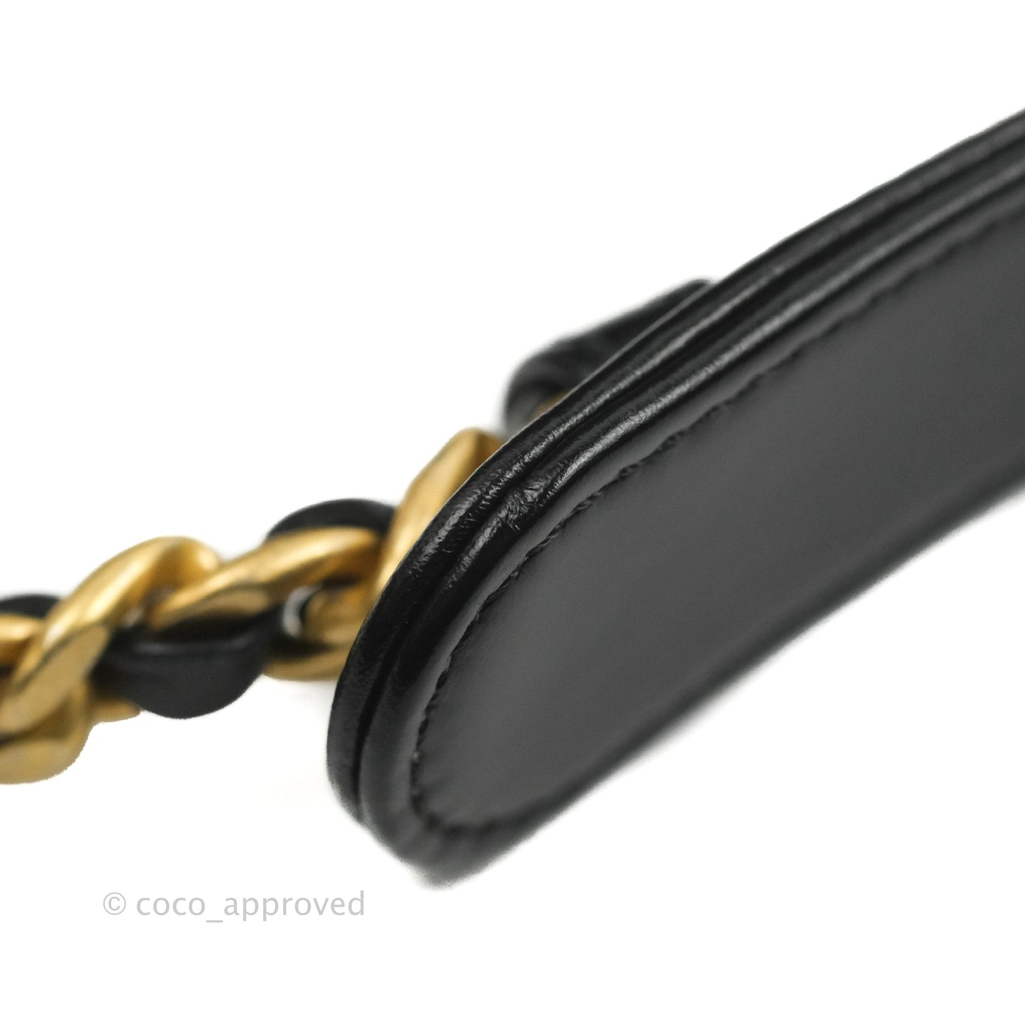 Chanel Quilted Drawstring Bucket Bag Black Calfskin Aged Gold Hardware