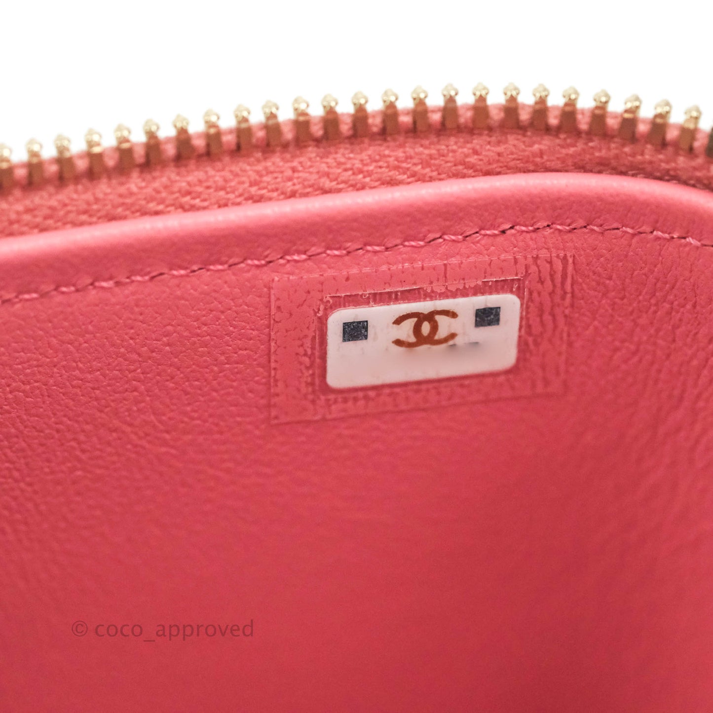 Chanel Mini Top Handle Vanity With Chain Pink Lambskin Gold Hardware