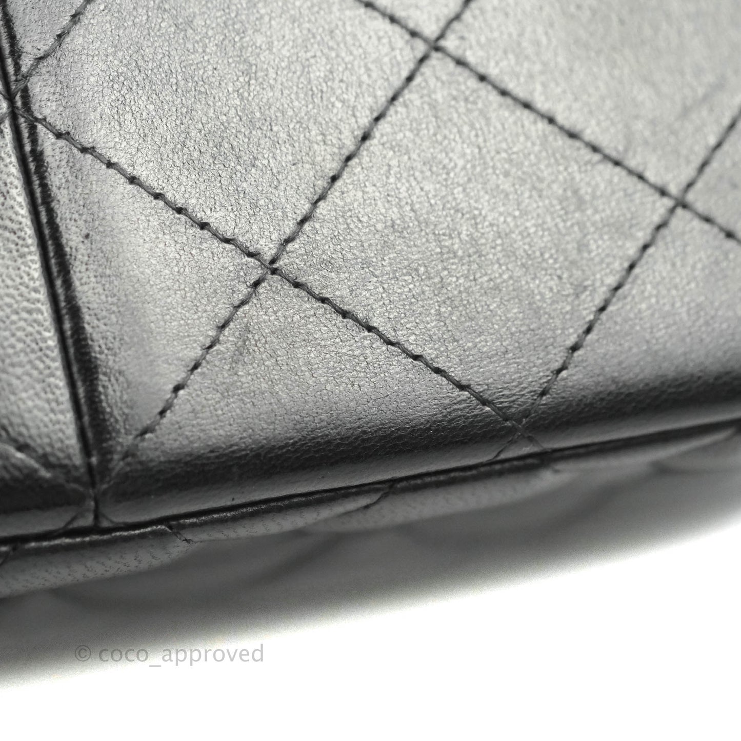Chanel Jumbo Double Flap Black Lambskin Gold Hardware