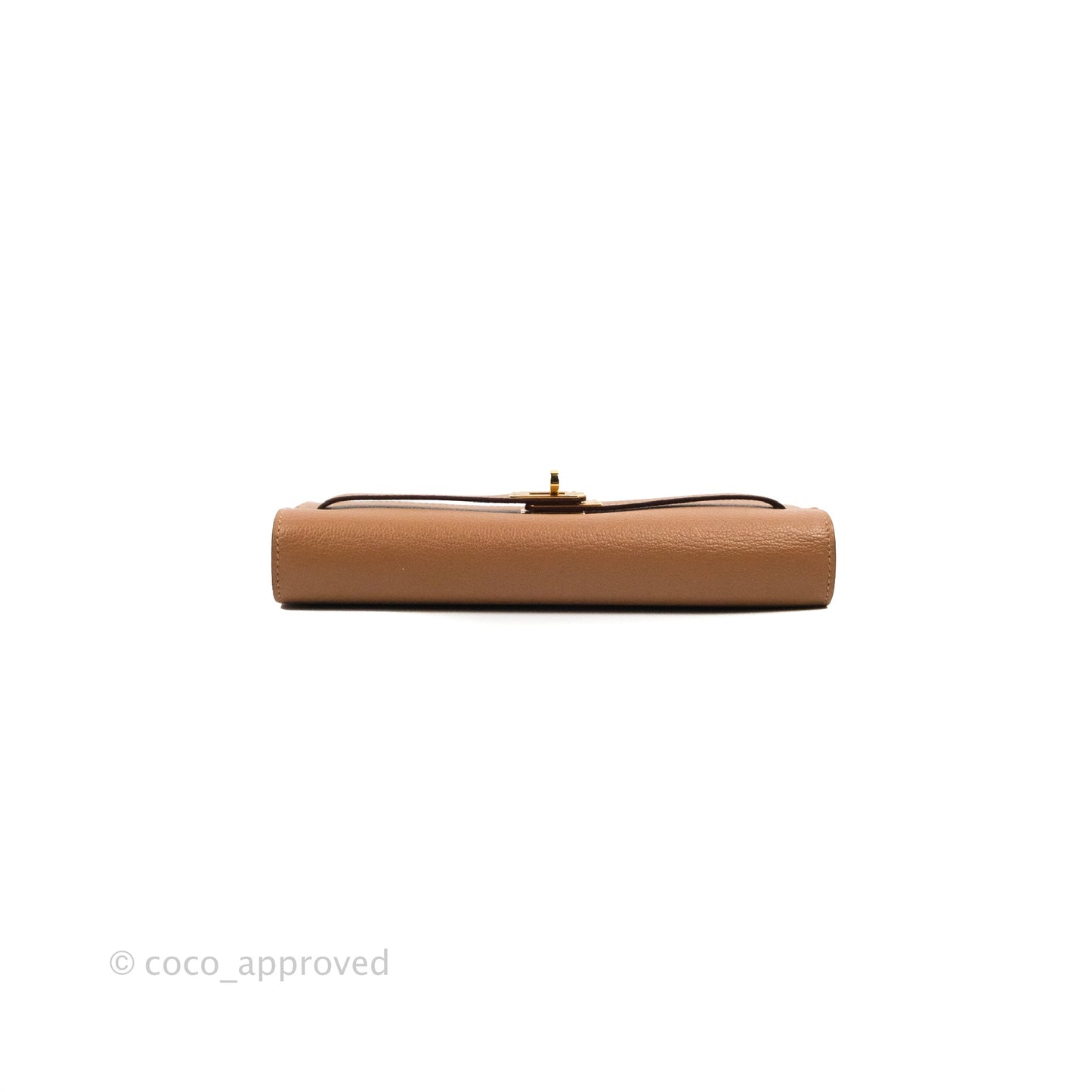 Hermès Kelly To Go Wallet Quebracho Chevre Mysore Gold Hardware