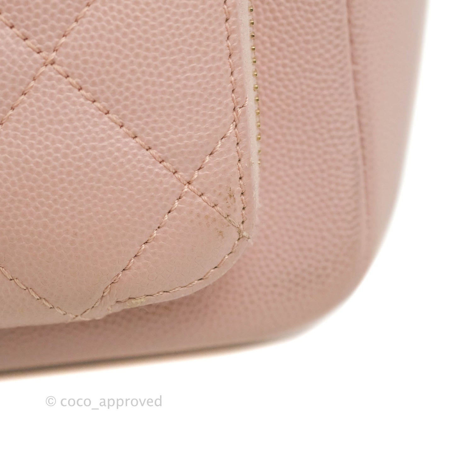 Chanel Quilted Medium Business Affinity Flap Pink Caviar Gold Hardware