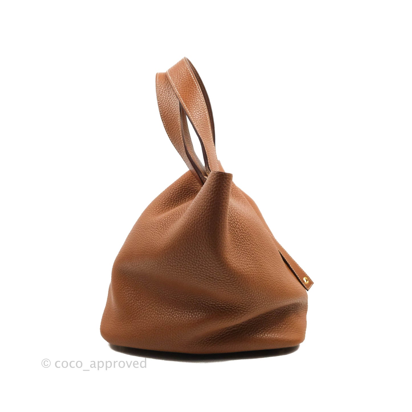 Hermès Picotin 26 GM Taurillon Clemence Gold Gold Hardware