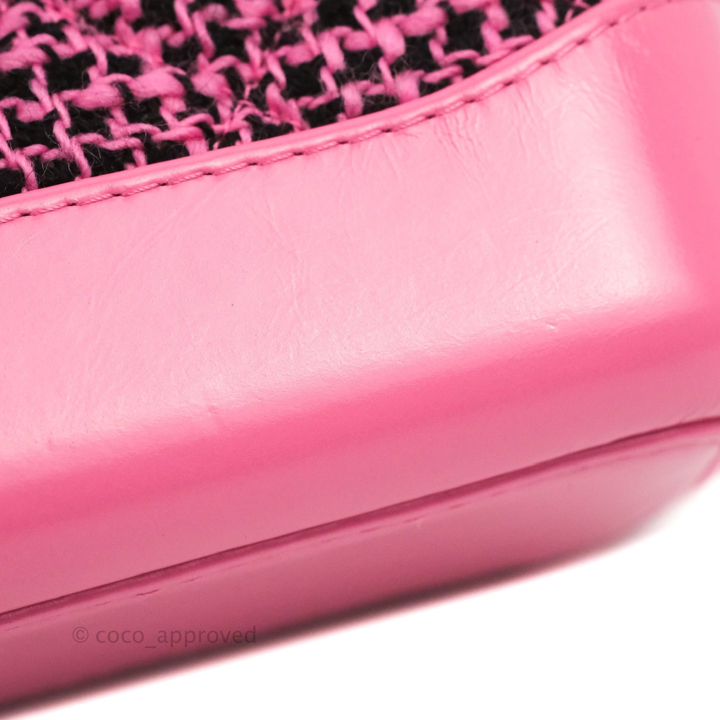 Chanel Small Gabrielle Hobo Pink/Black Tweed Mixed Hardware