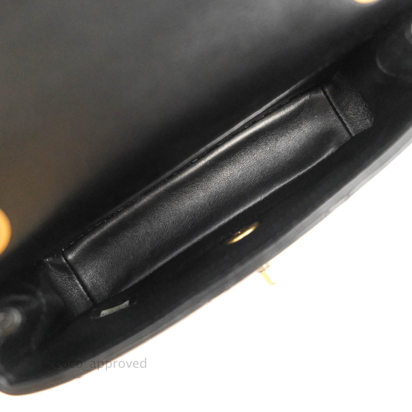 Chanel Entwined Chain Bag Black Lambskin Aged Gold Hardware