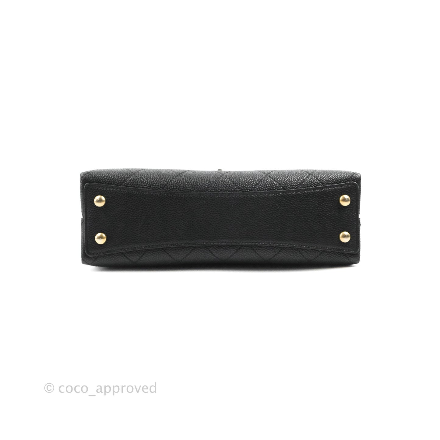 Chanel Small Chic Affinity Grained Calfskin Black Gold Hardware