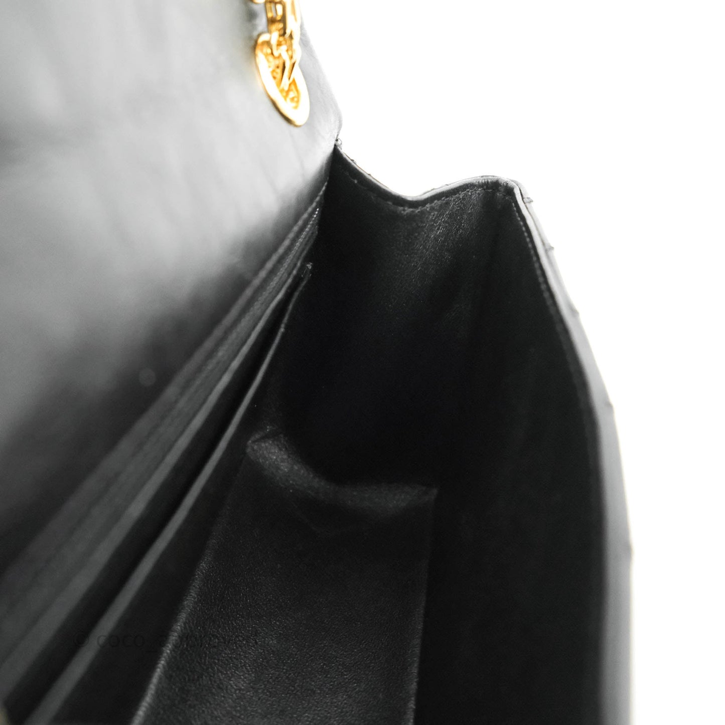 Chanel Mini Reissue 224 Black Aged Calfskin Gold Hardware