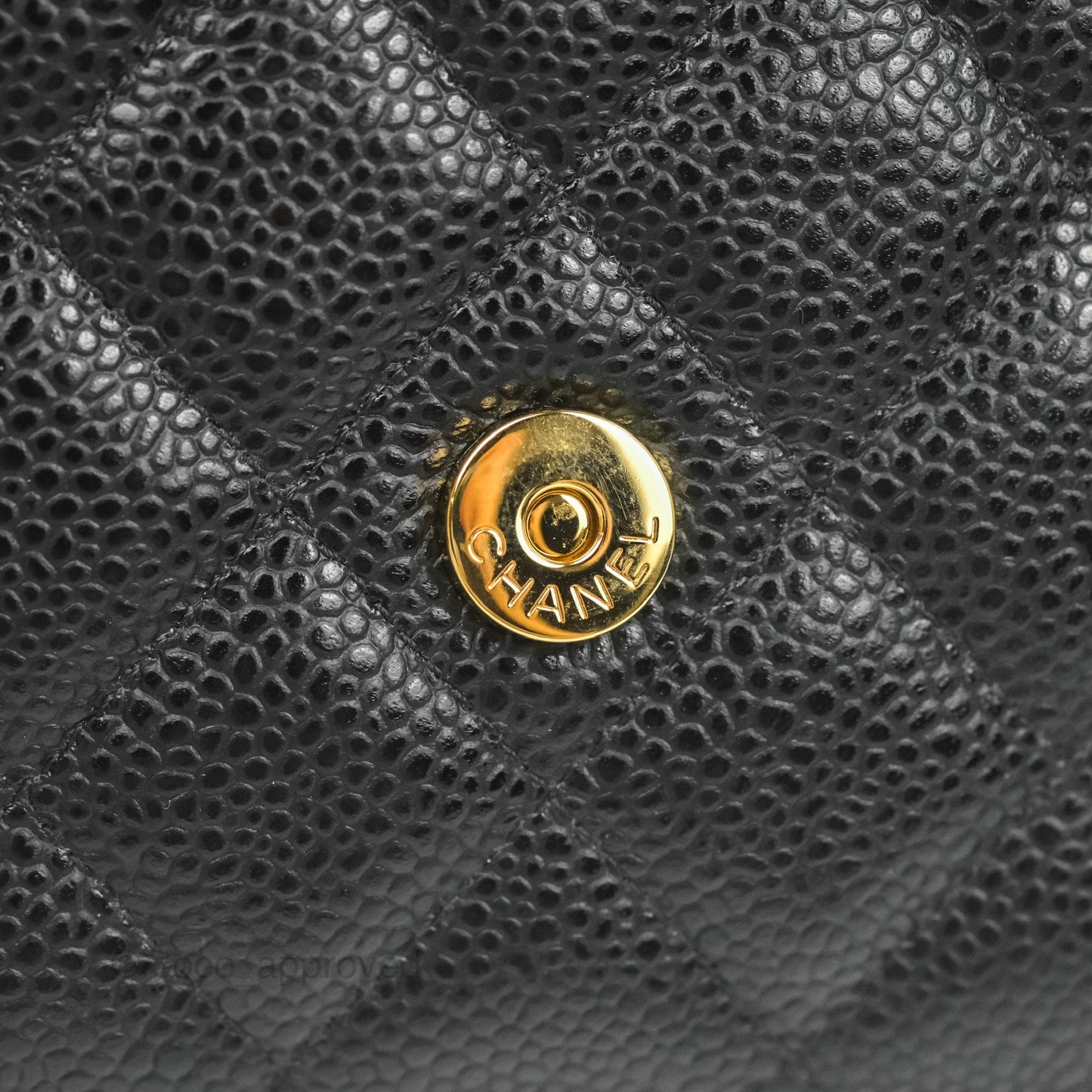 Chanel Quilted Classic WOC Black Caviar Gold Hardware