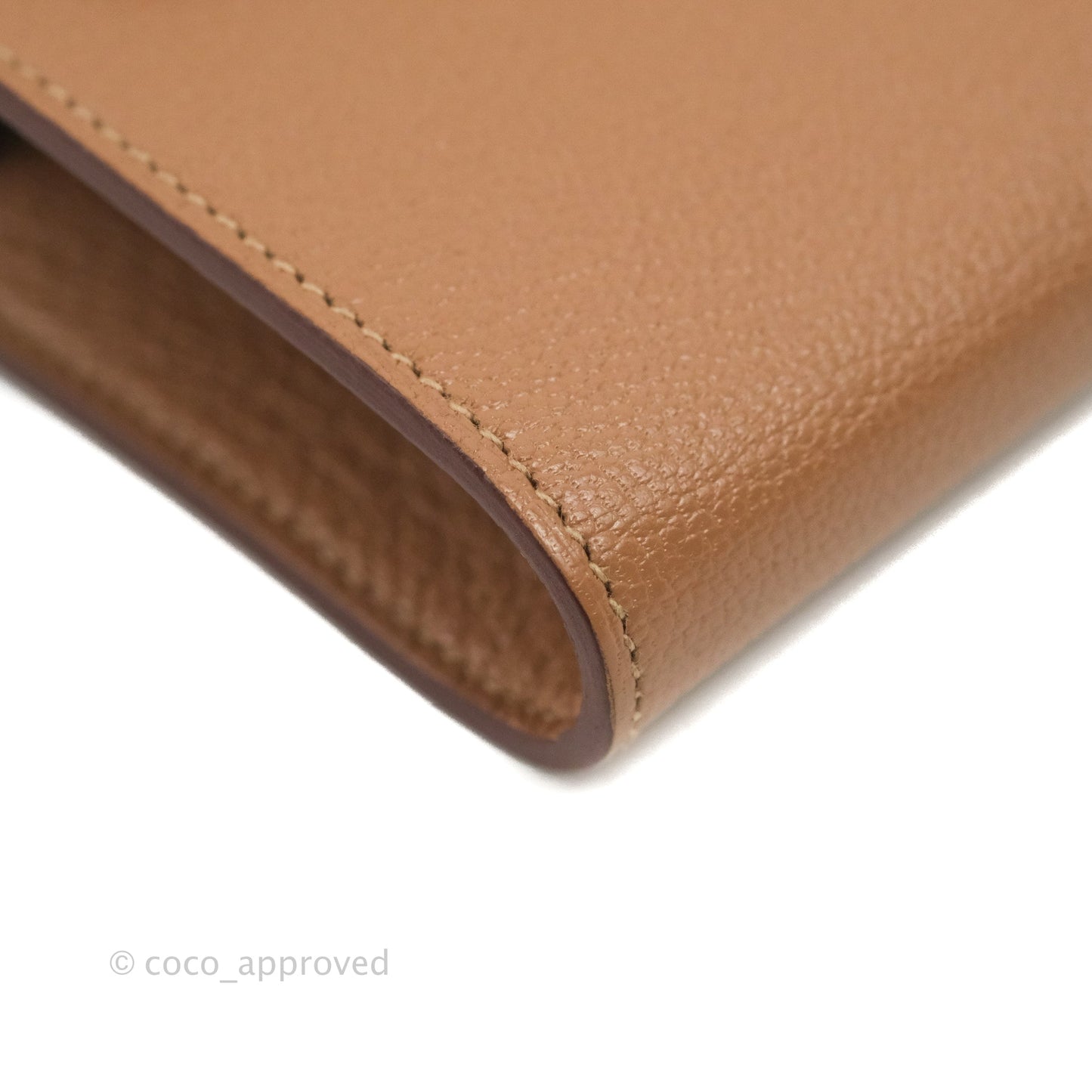 Hermès Kelly To Go Wallet Quebracho Chevre Mysore Gold Hardware