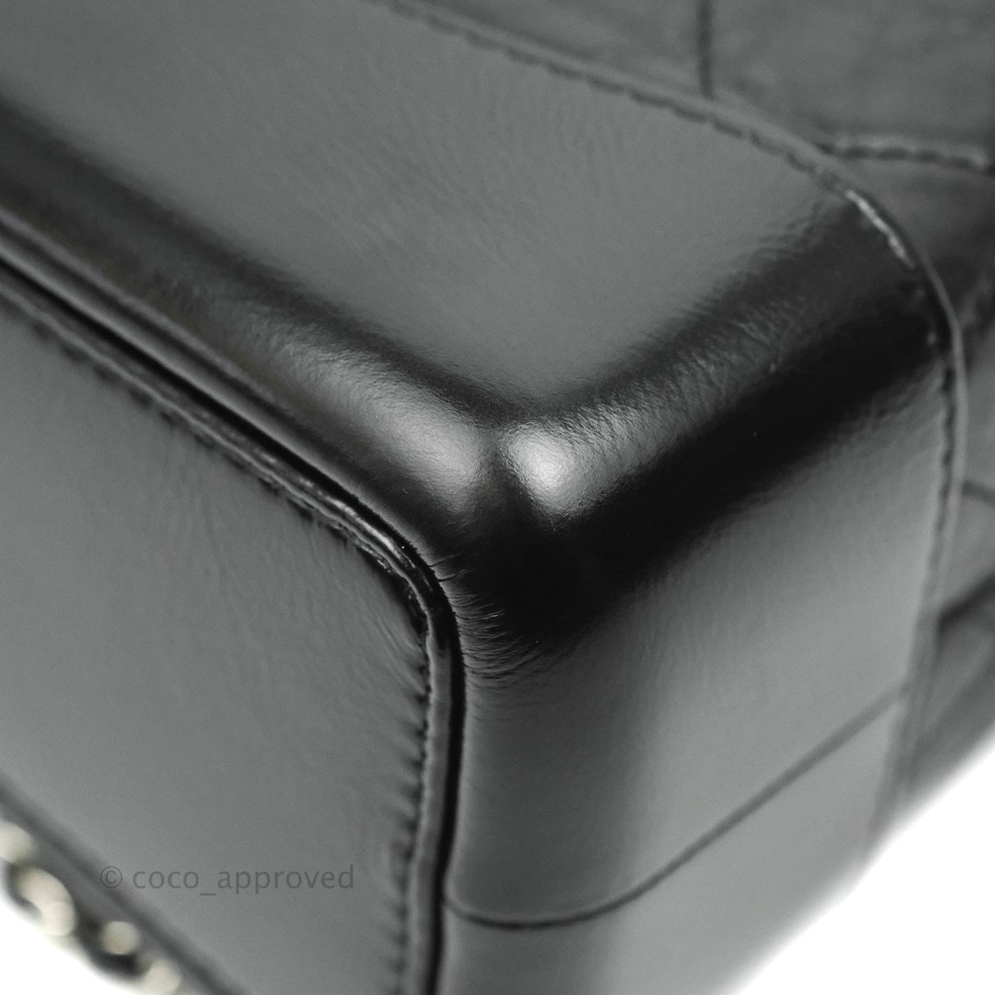 Chanel Small Gabrielle Backpack Black Aged Calfskin