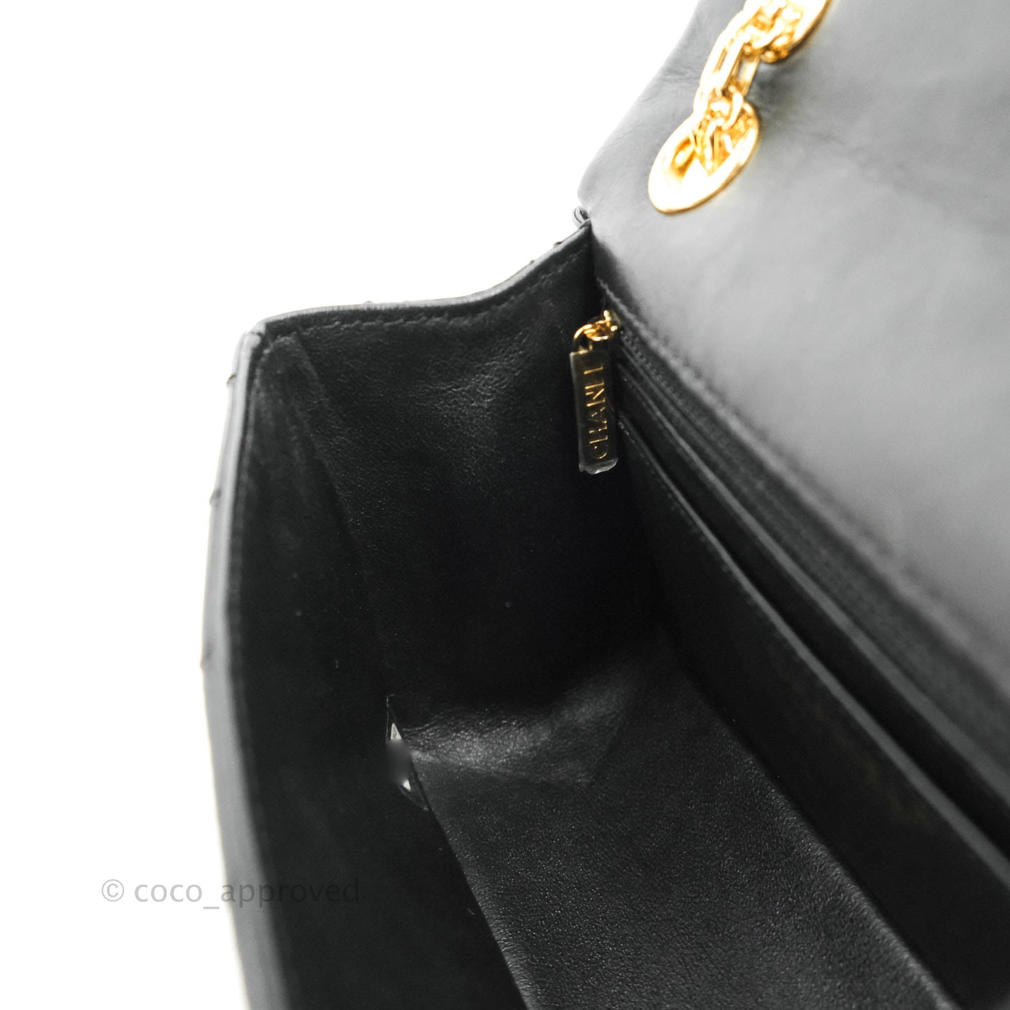 Chanel Mini Reissue 224 Black Aged Calfskin Gold Hardware