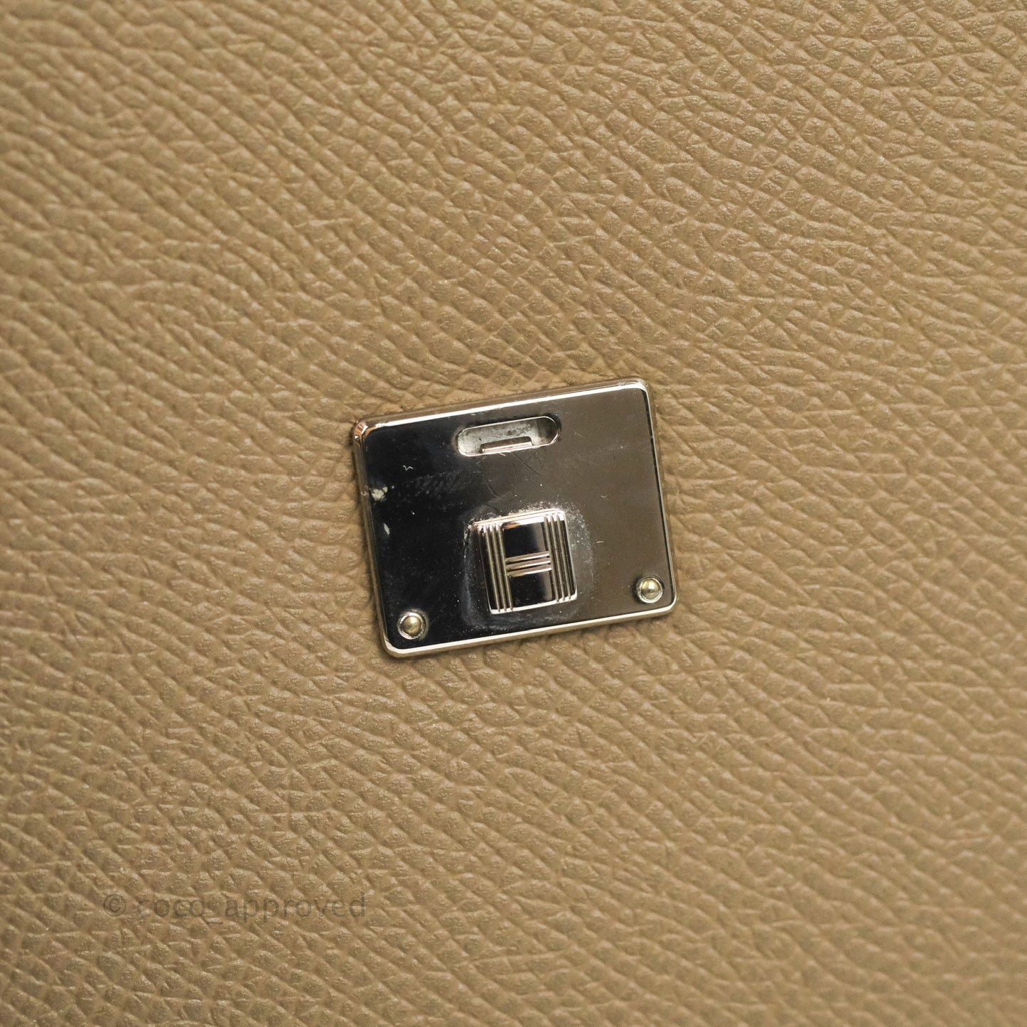 Hermes Epsom Clic 16 Wallet Etoupe 18 Palladium Hardware