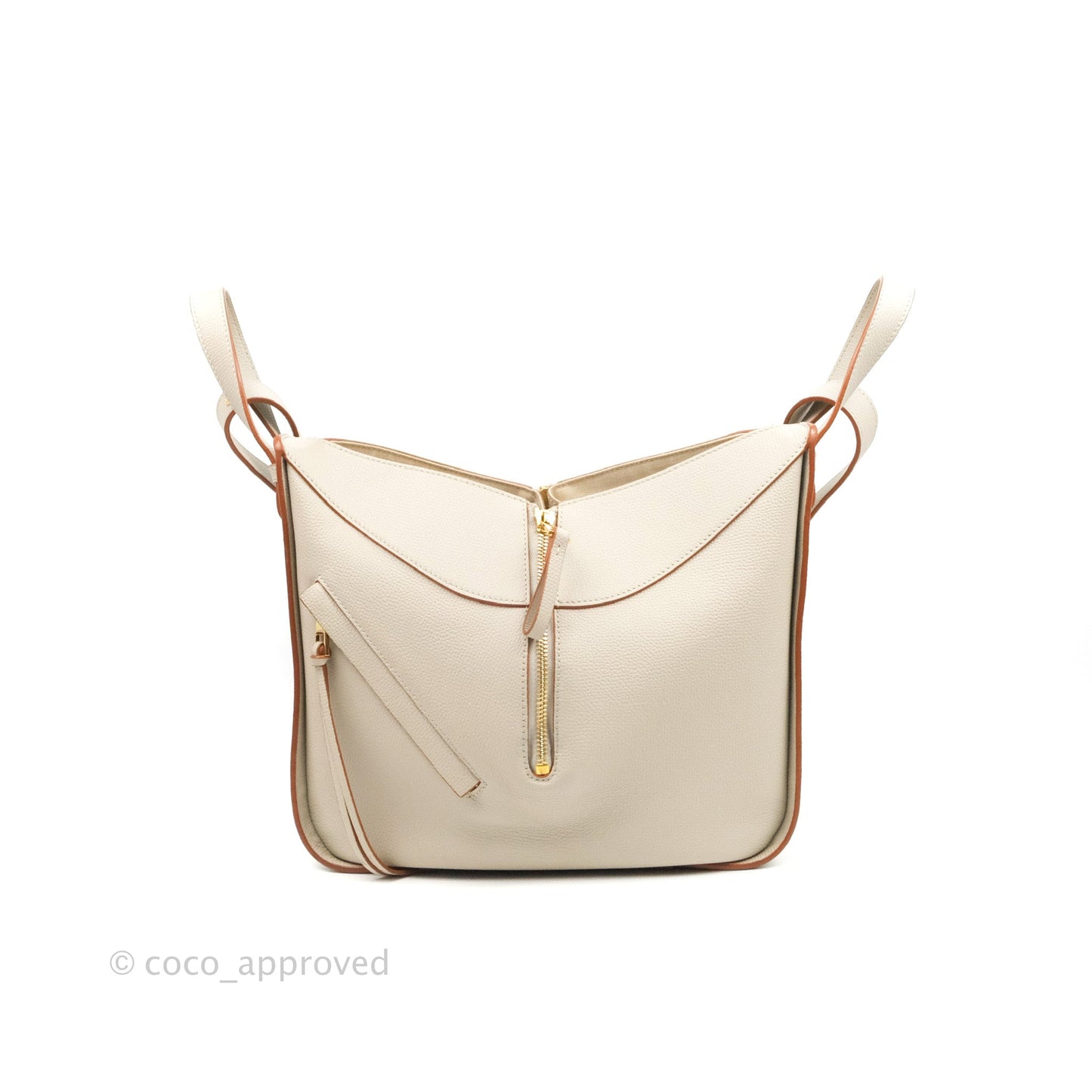Loewe Hammock Small Shoulder Bag Light Ghost Grained Leather