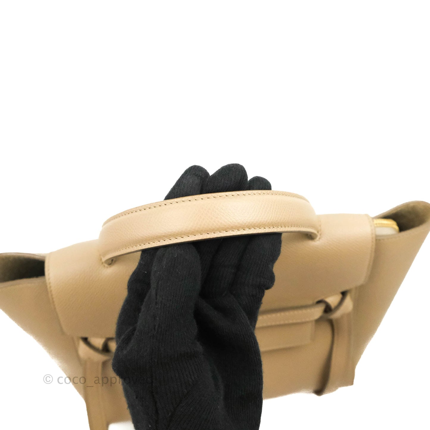 Celine Micro Belt Bag Light Taupe Grained Calfskin Gold Hardware