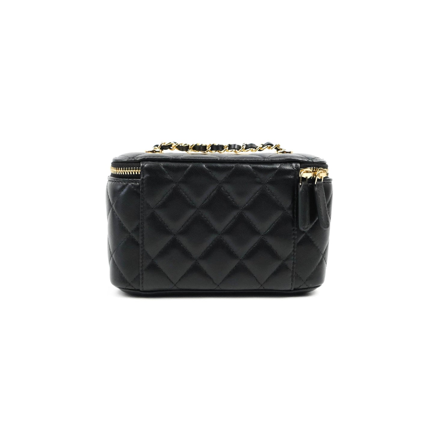 Chanel Trendy CC Vanity with Chain Black Lambskin Gold Hardware