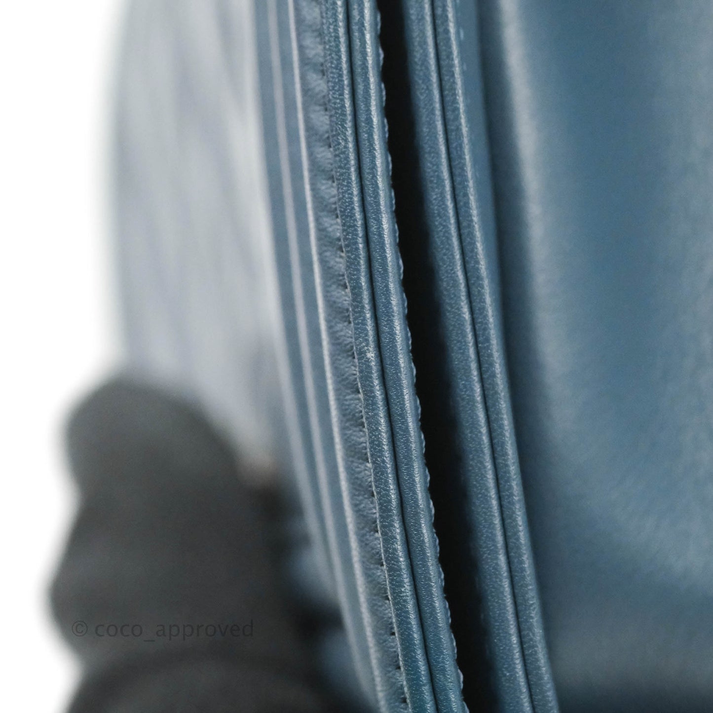 Chanel Boy Small Navy Calfskin Ruthenium Hardware