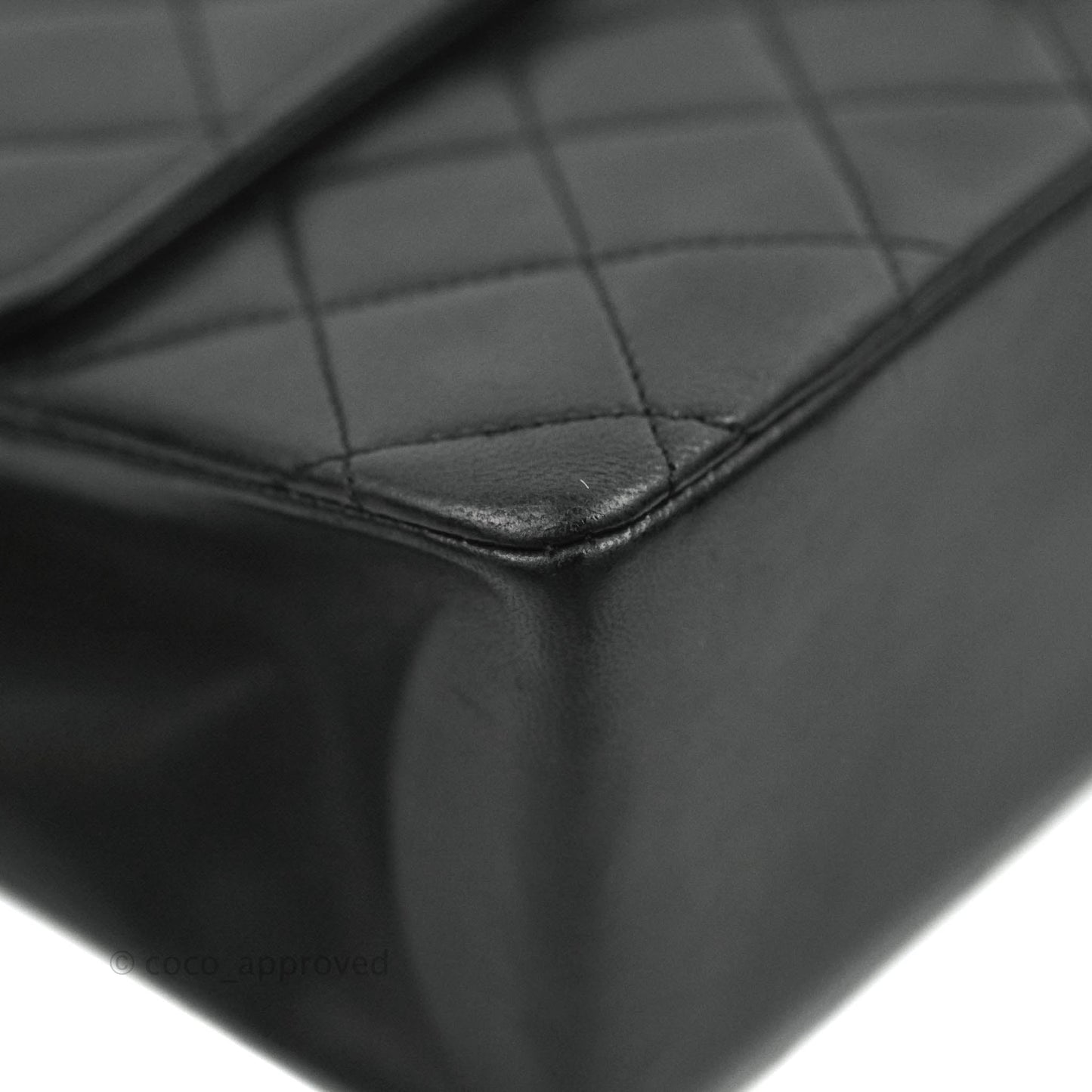 Chanel Classic Double Flap Vintage Black Lambskin 24K Gold Hardware