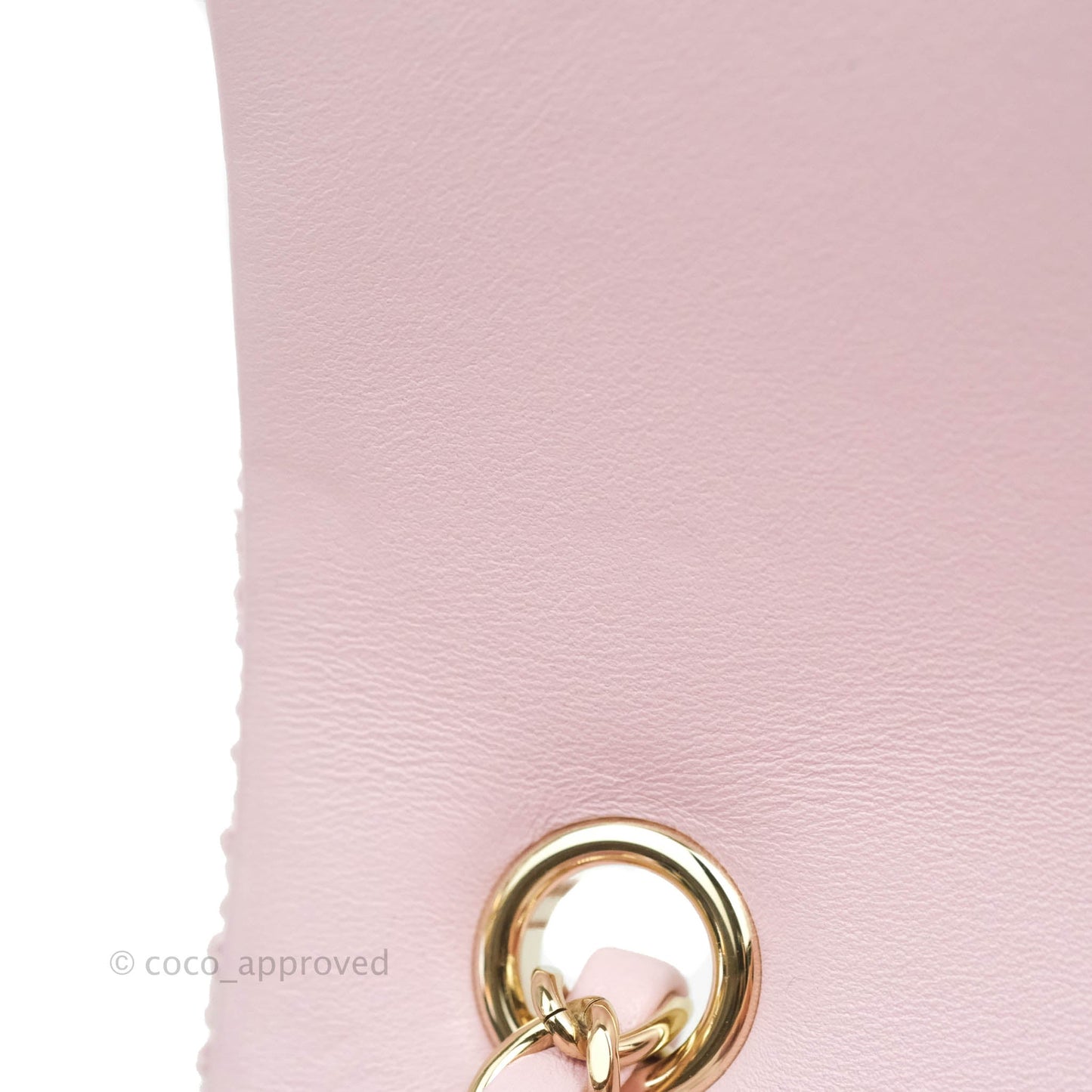 Chanel Classic Mini Rectangular Flap Pink Tweed Gold Hardware
