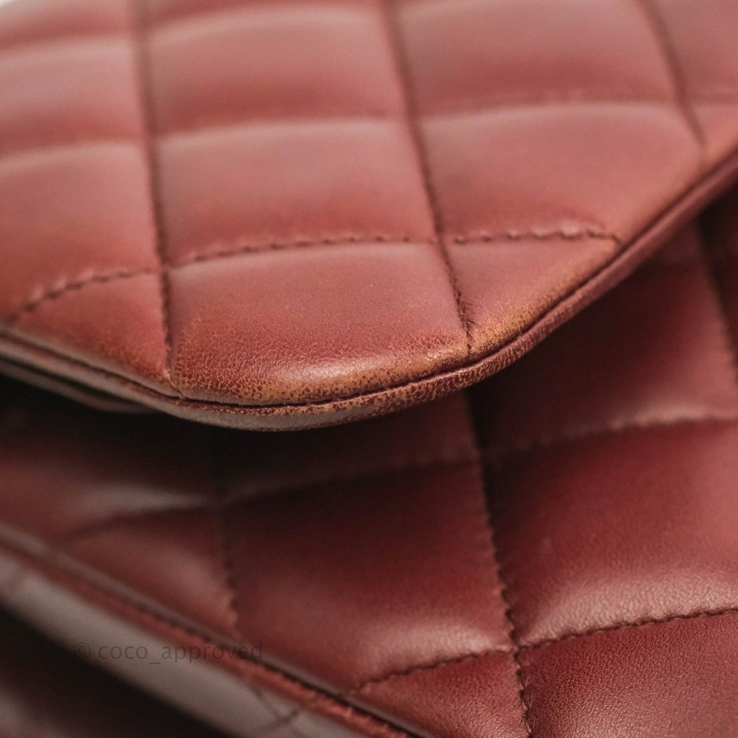 Chanel Jumbo Double Flap Burgundy Lambskin Gold Hardware